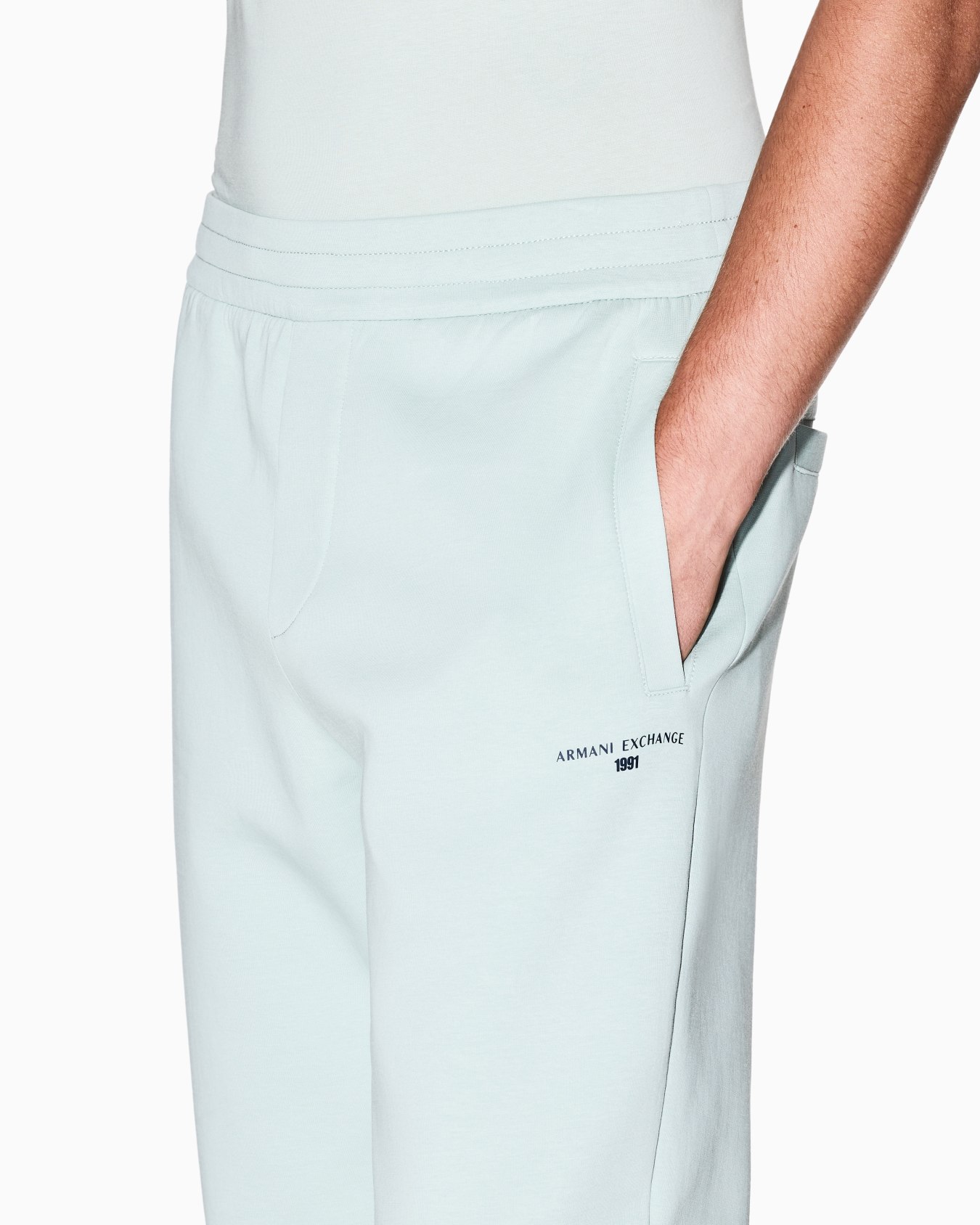 COTTON BLEND JOGGER SWEATPANTS WITH LOGO Slide 4