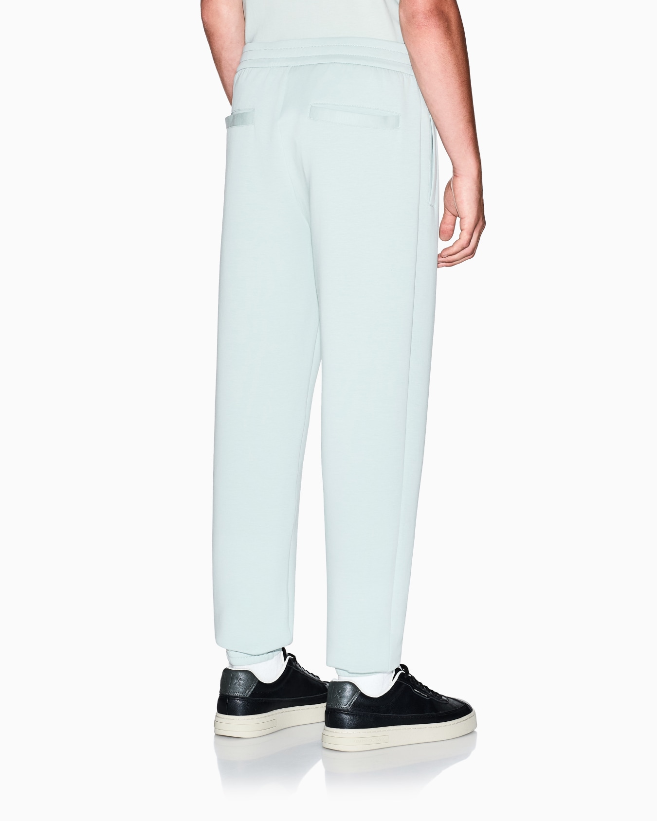 COTTON BLEND JOGGER SWEATPANTS WITH LOGO Slide 2