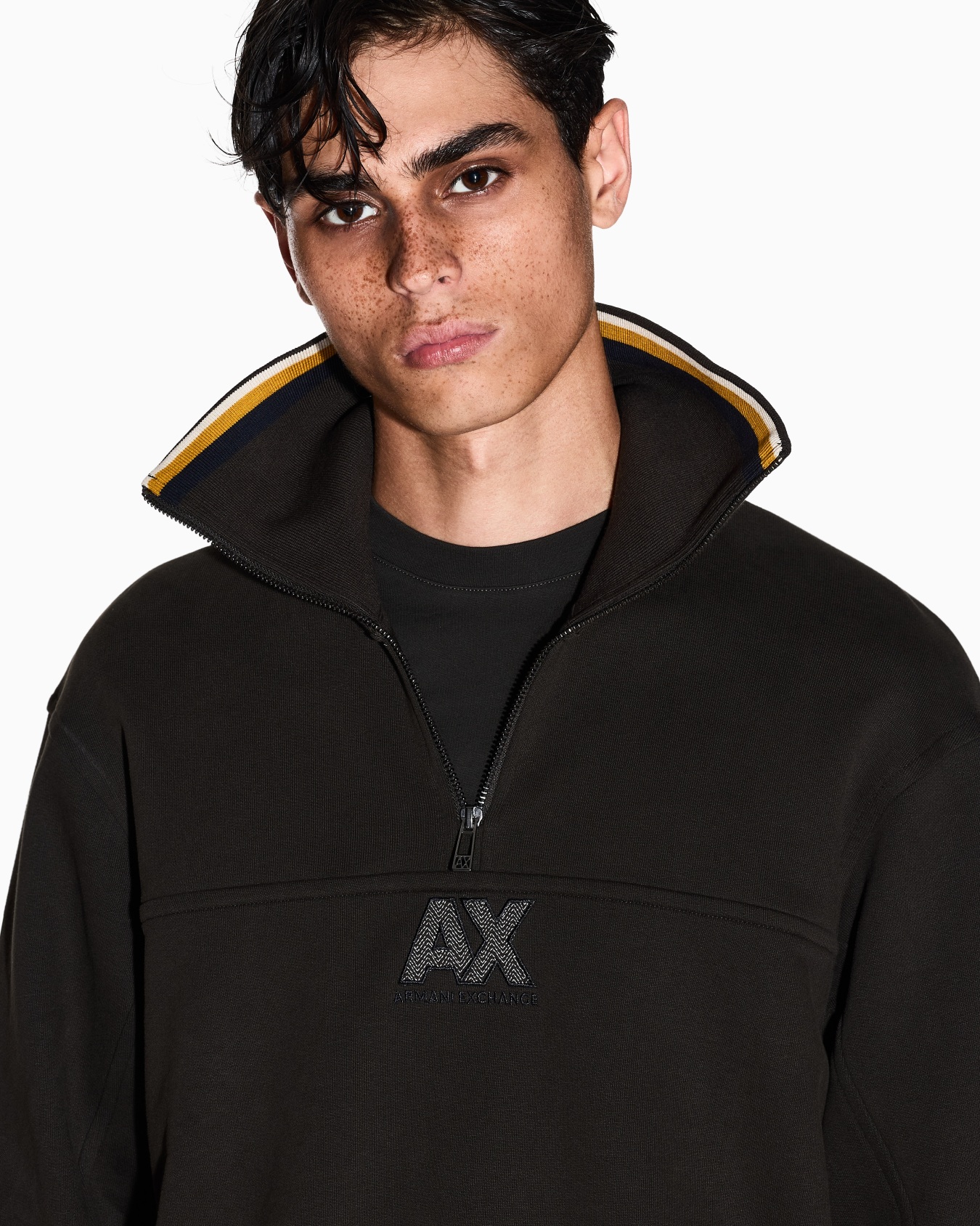 Half-zip sweatshirt with logo Slide 4