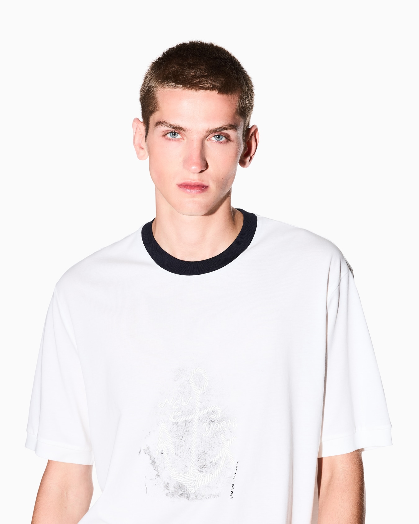 アンカーロゴ 半袖クルーネックTシャツ スライドする 4
