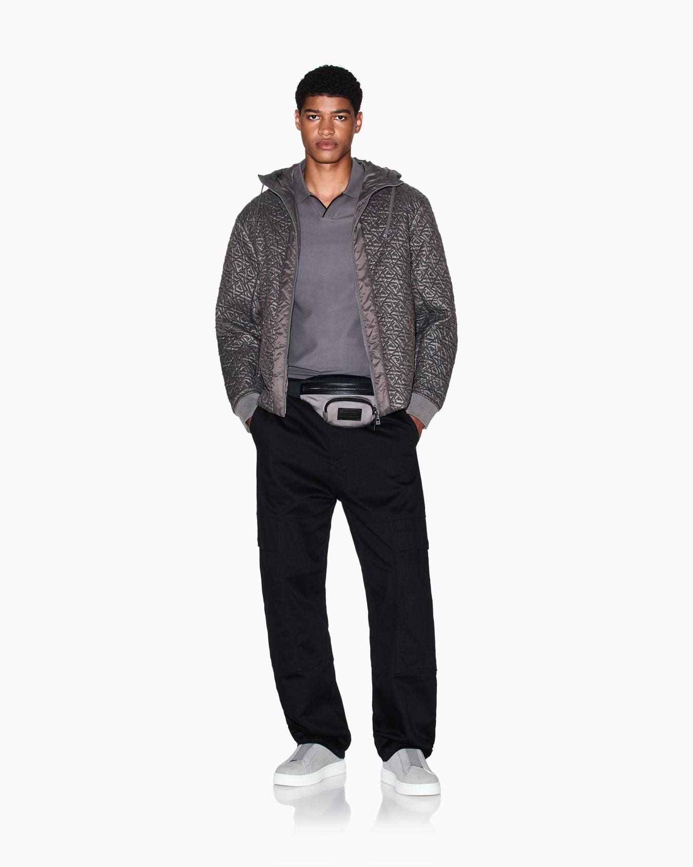 Jacket with allover logo Diapositiva 1