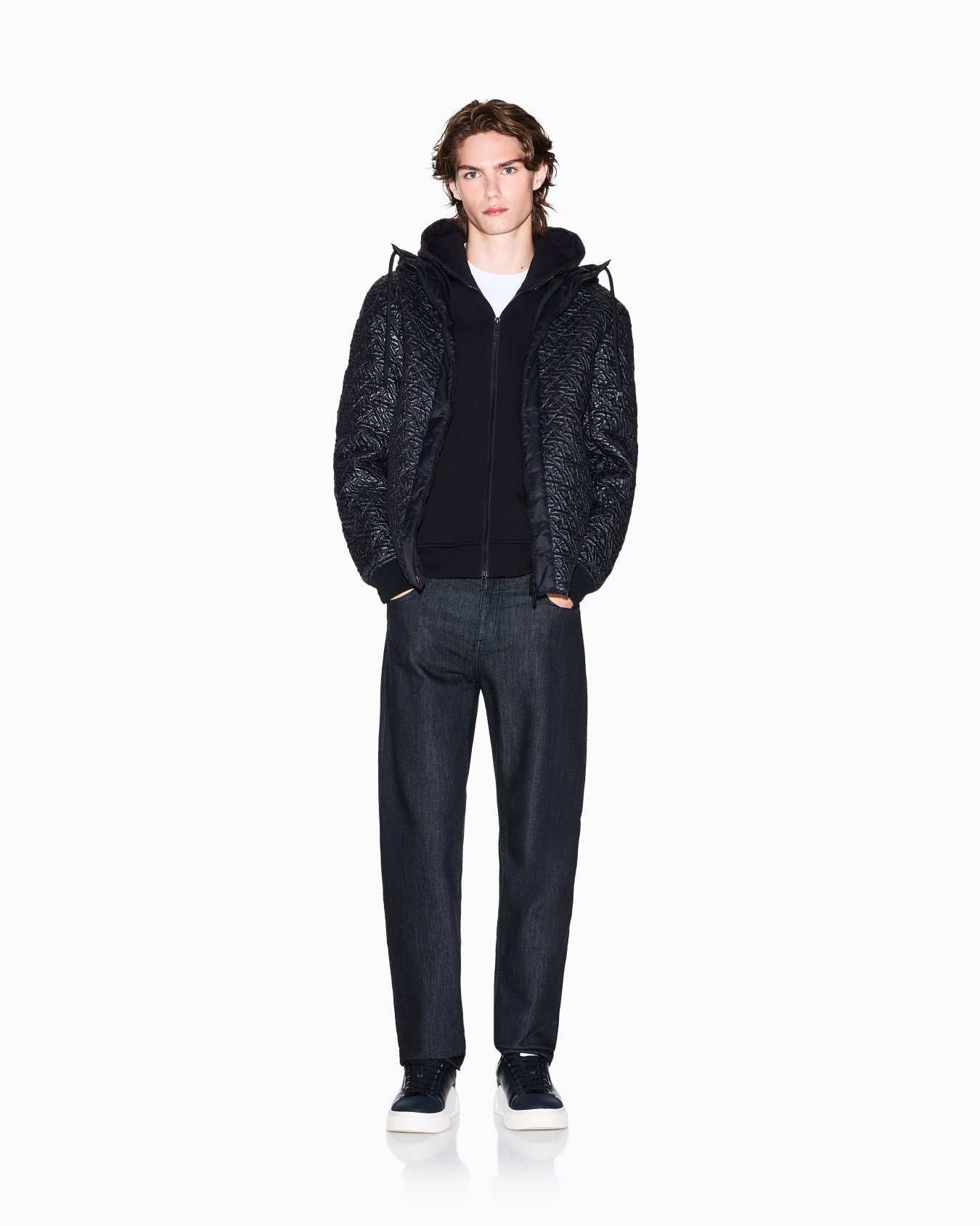 Jacket with allover logo Slide 2