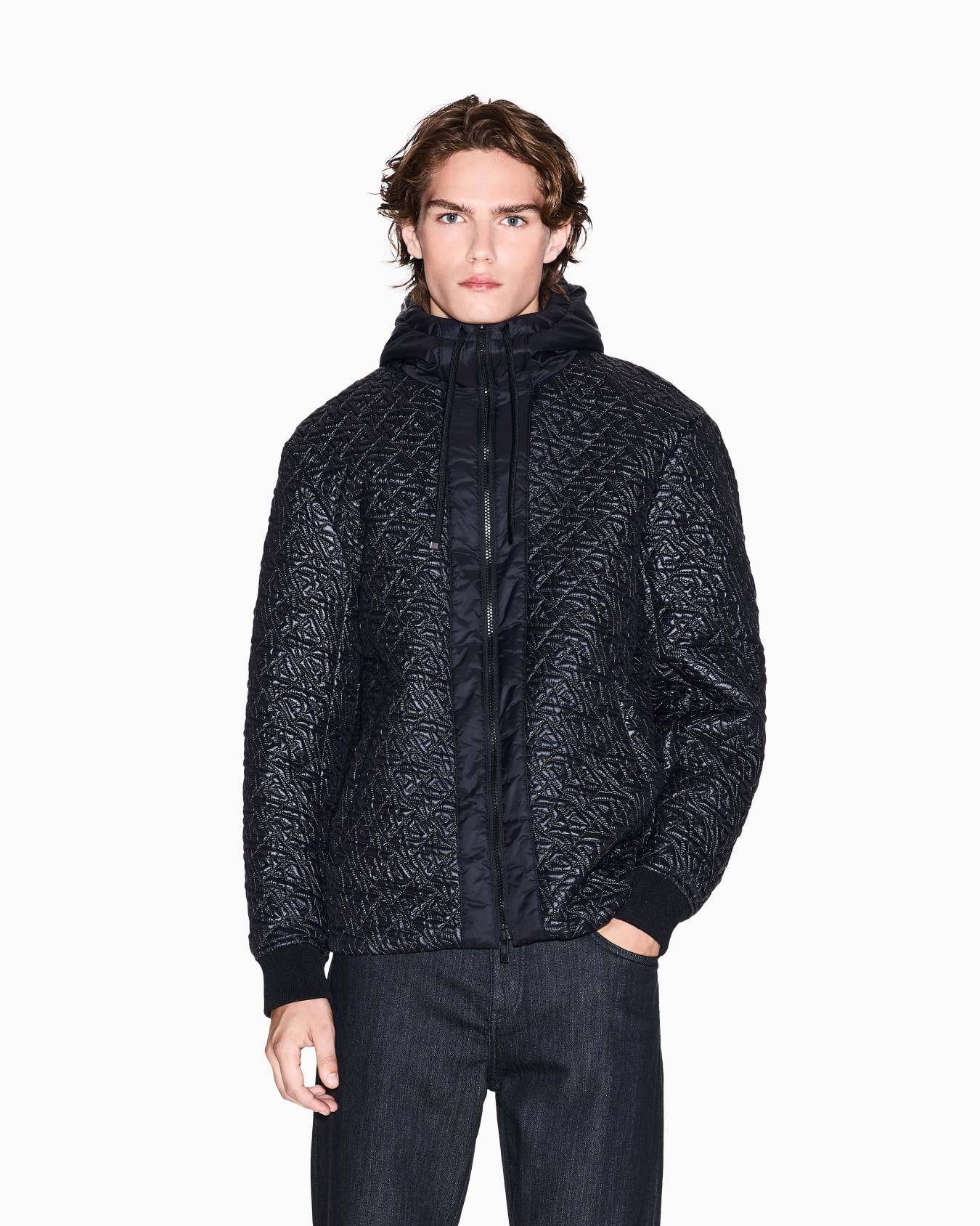 Jacket with allover logo Slide 4