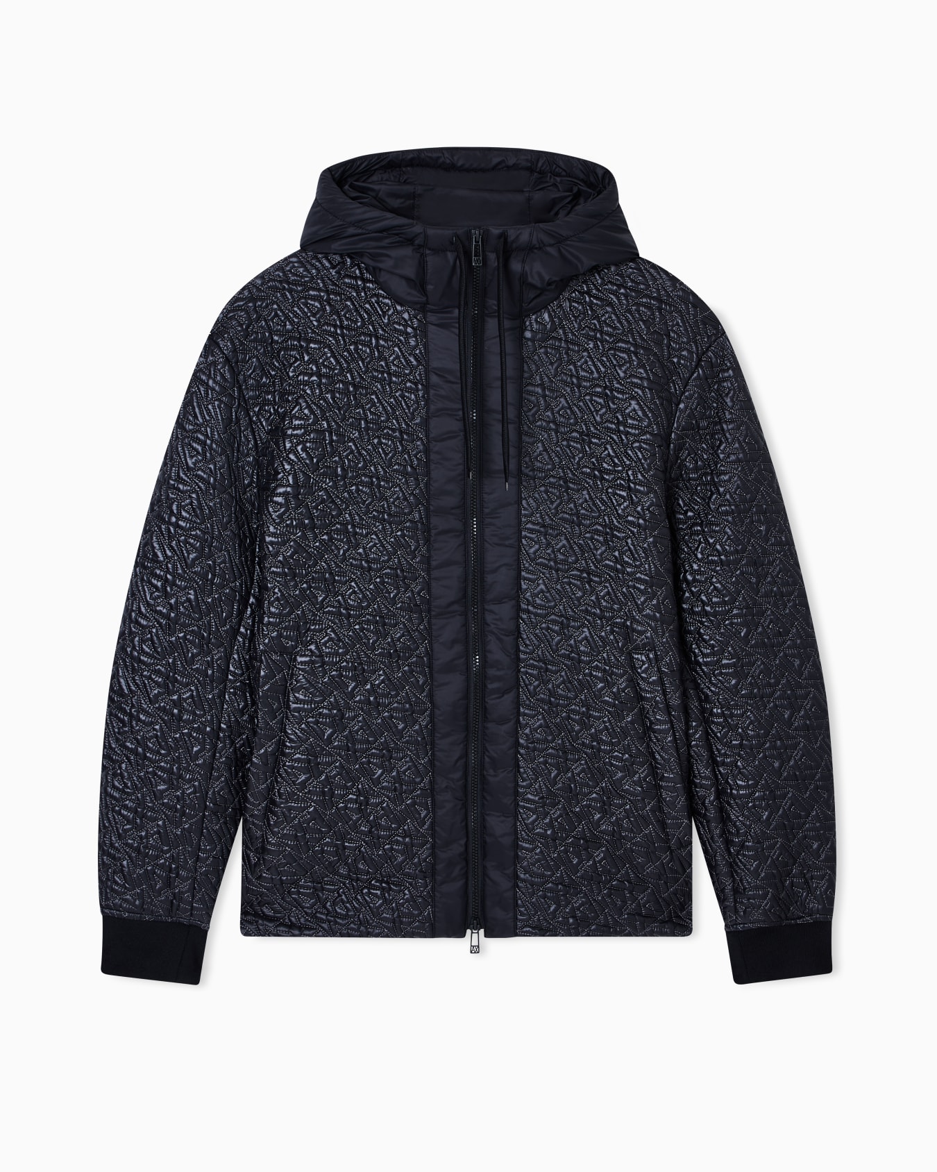 Jacket with allover logo Slide 0