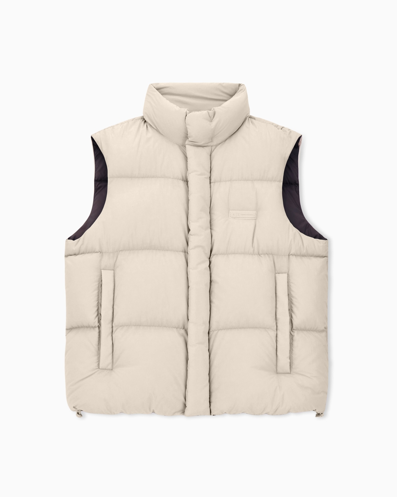 Full zip sleeveless down jacket Slide 0