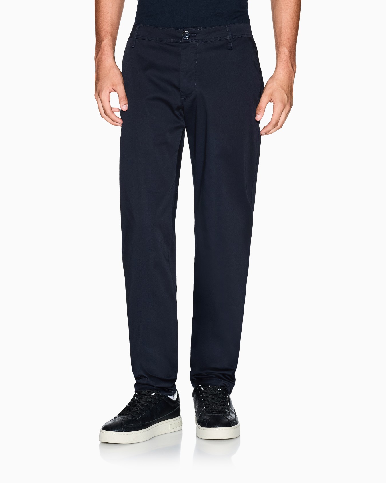 Pantalones chinos de algodón elástico Diapositiva 3