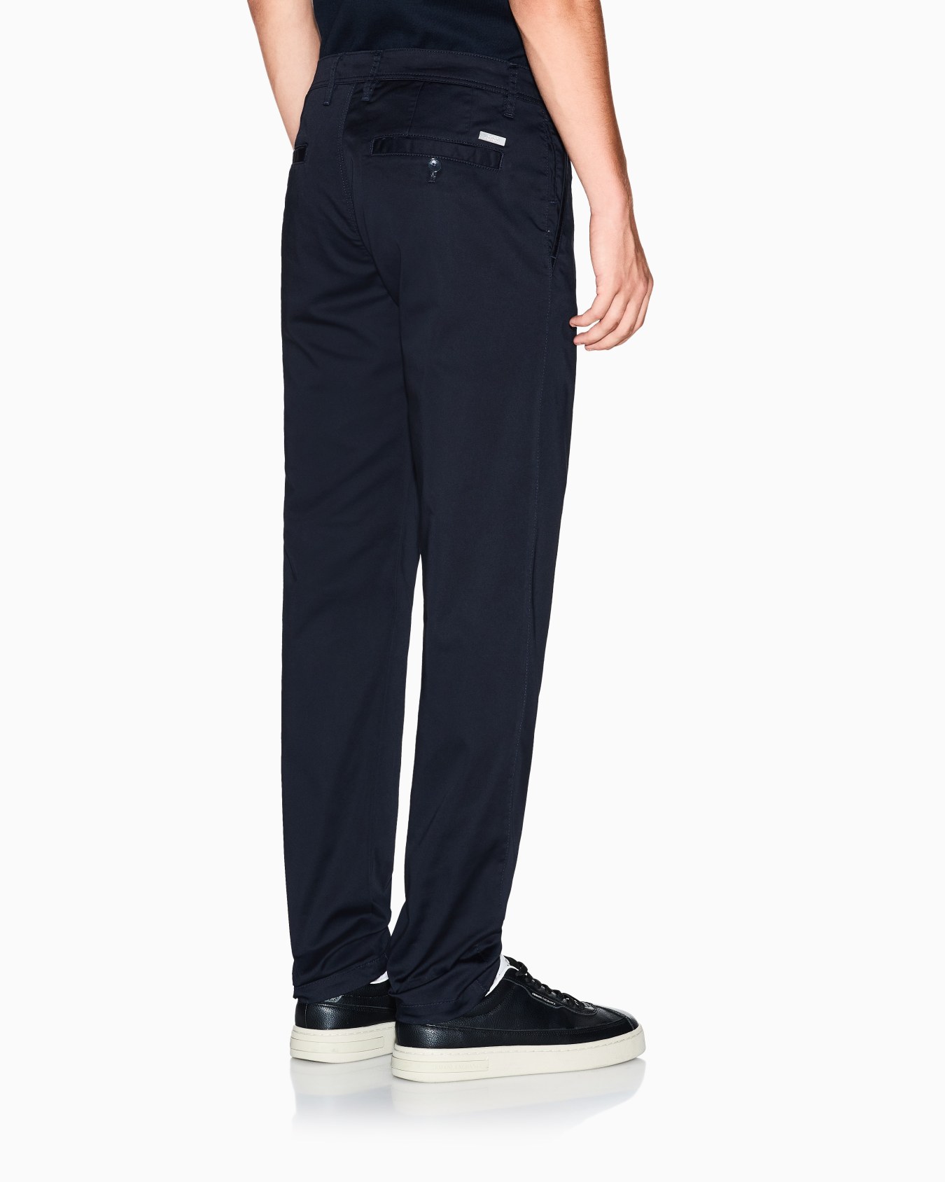 Pantalones chinos de algodón elástico Diapositiva 2