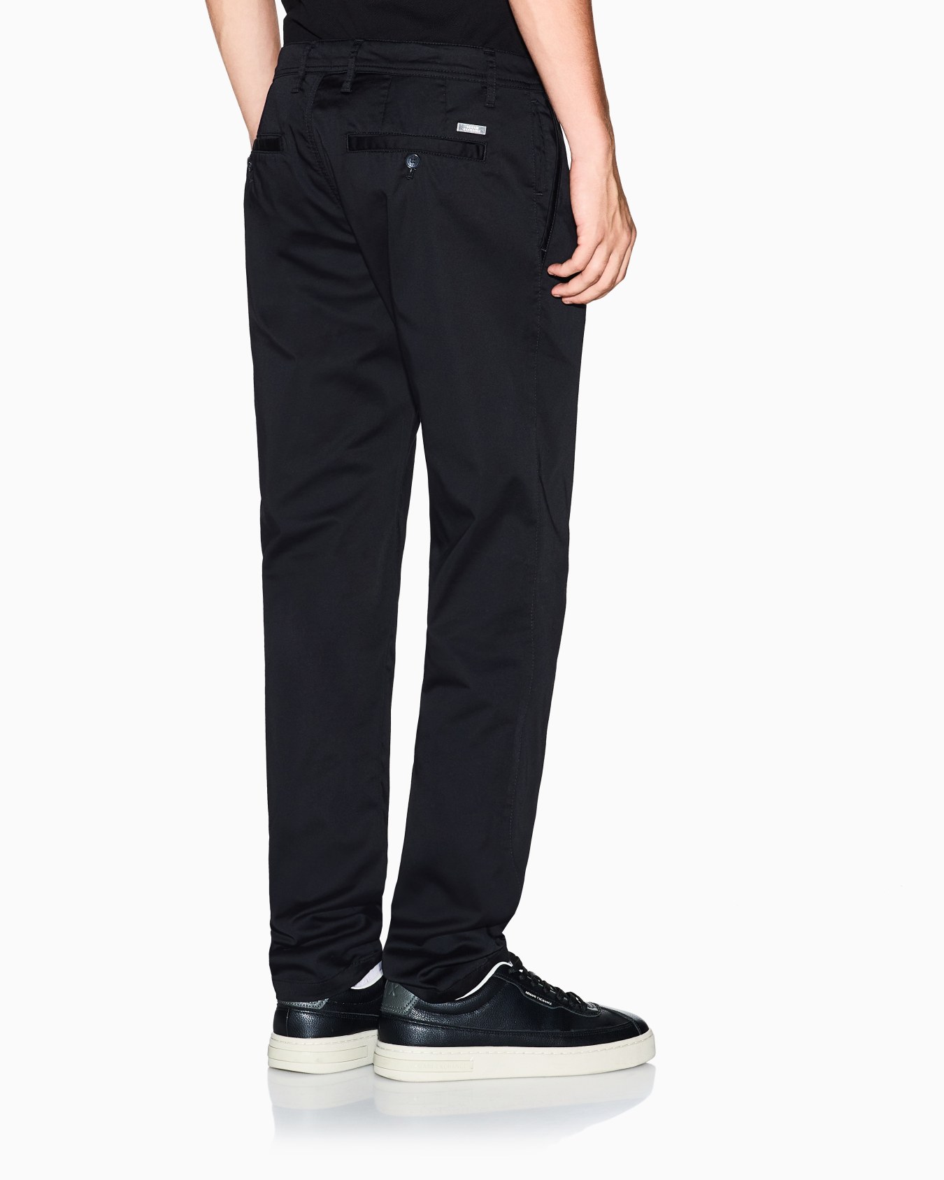 Pantalones elásticos de algodón satinado  Diapositiva 3