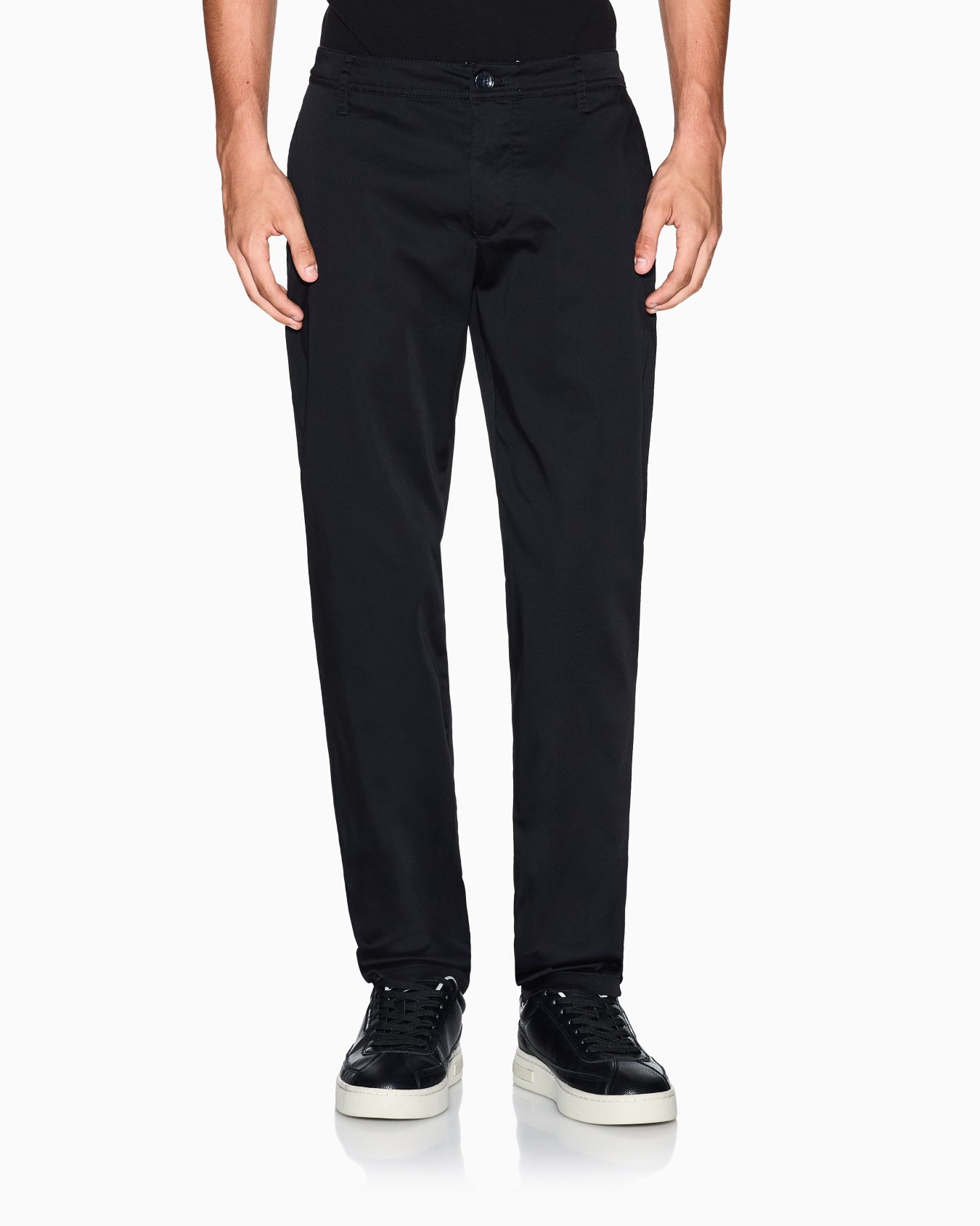 Pantalones chinos de algodón elástico Diapositiva 3