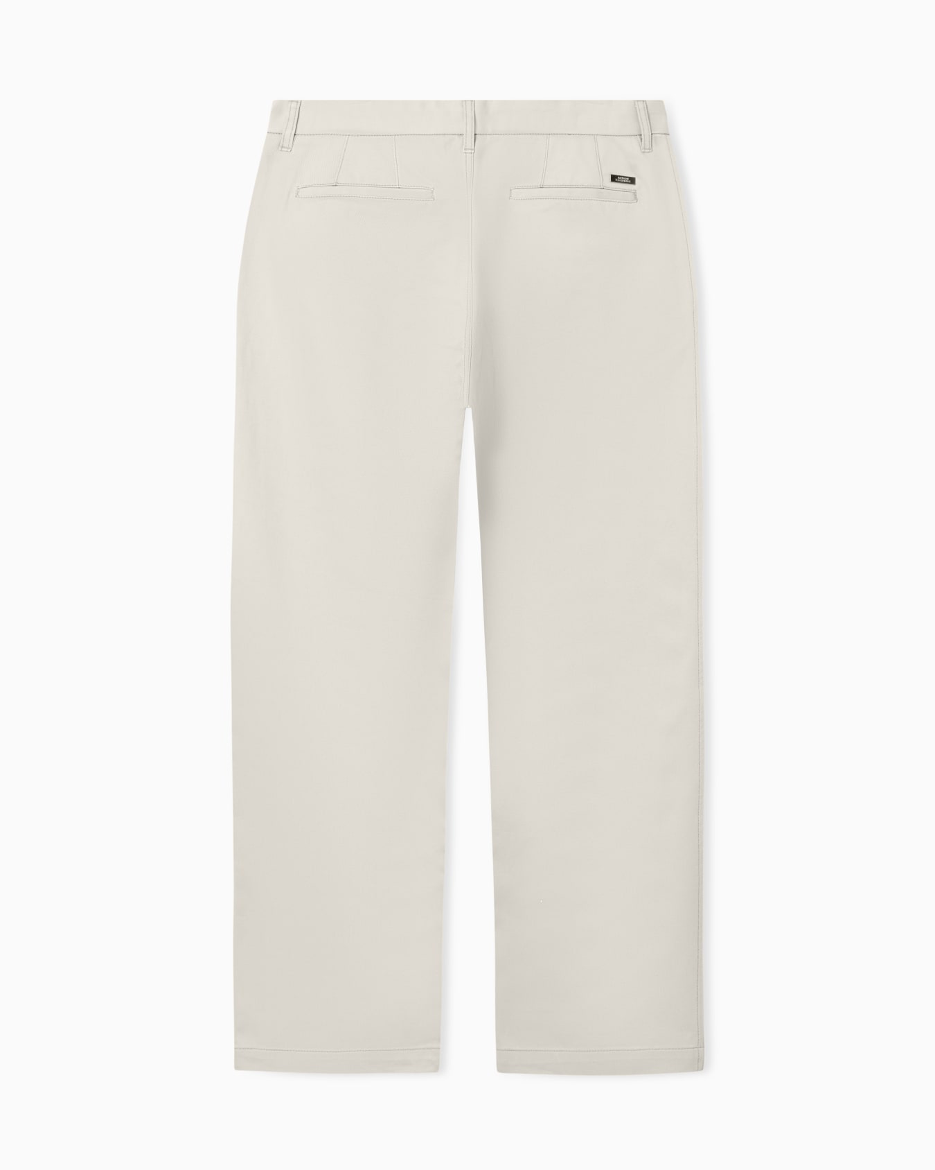 コットンツイル ワイドチノパンツ スライドする 2