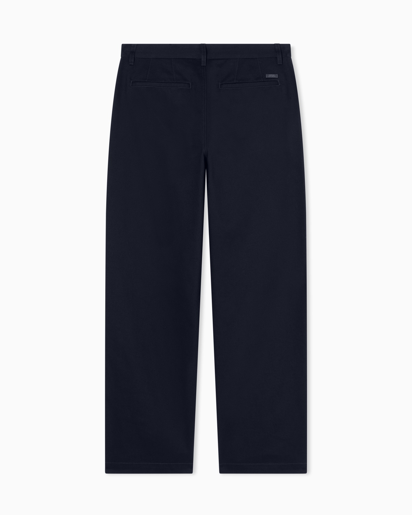 コットンツイル ワイドチノパンツ スライドする 2