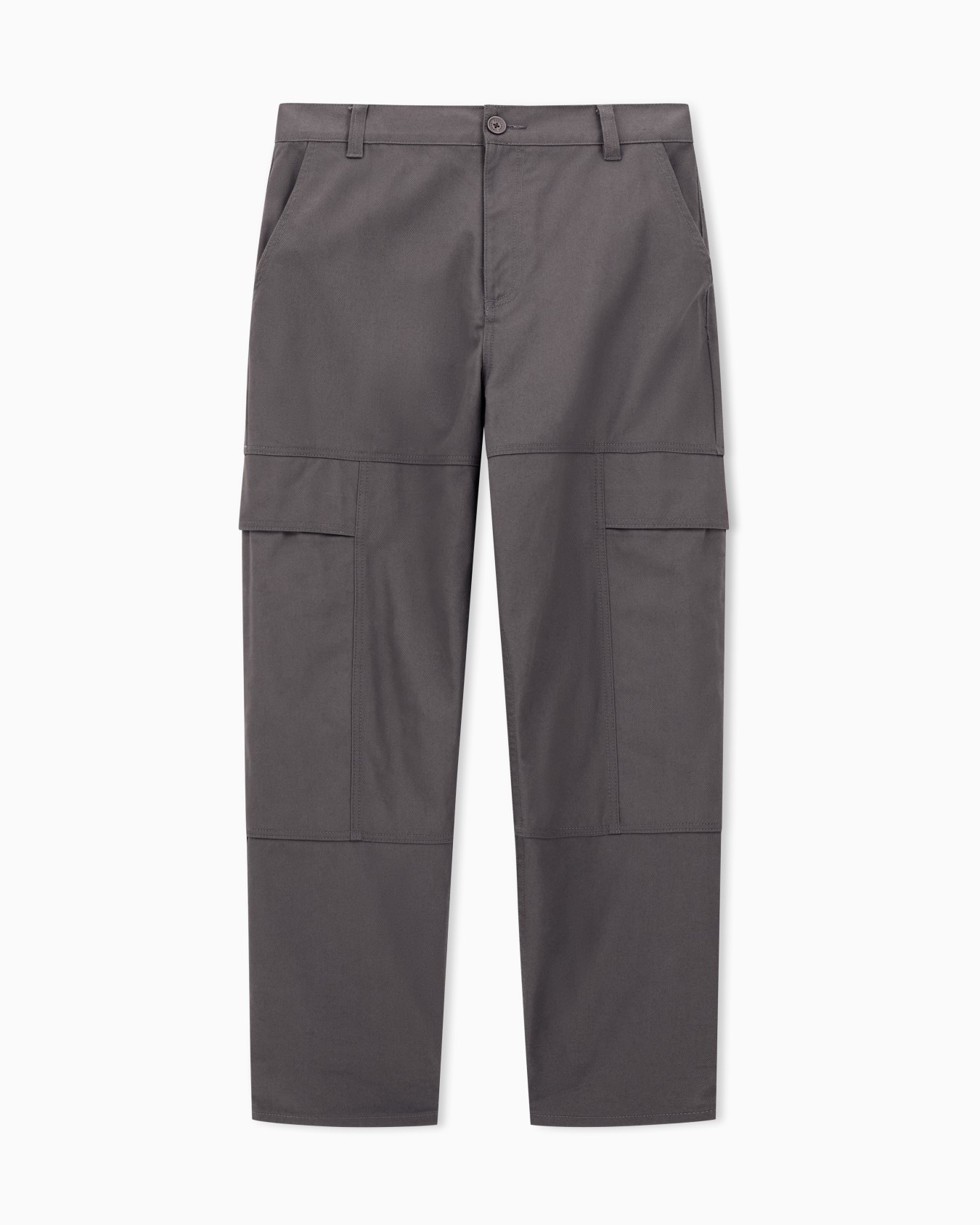Cotton twill cargo pants Slide 0