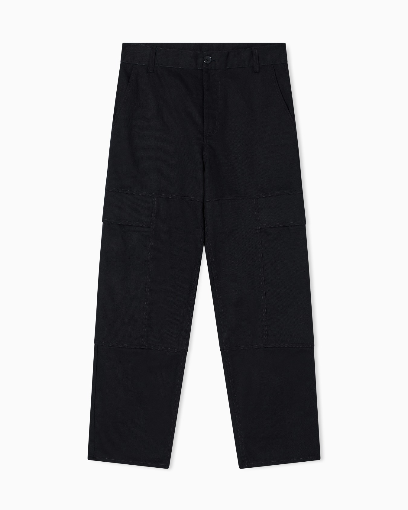 Cotton twill cargo pants Slide 0