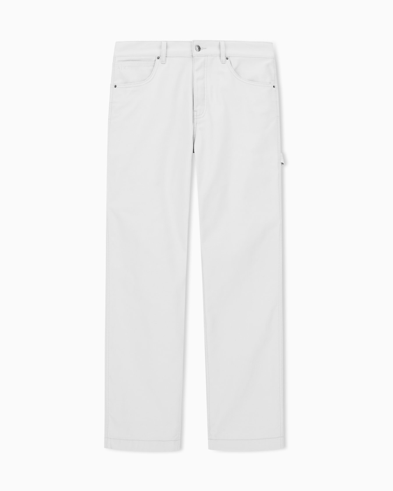 Regular fit cotton jeans スライドする 0