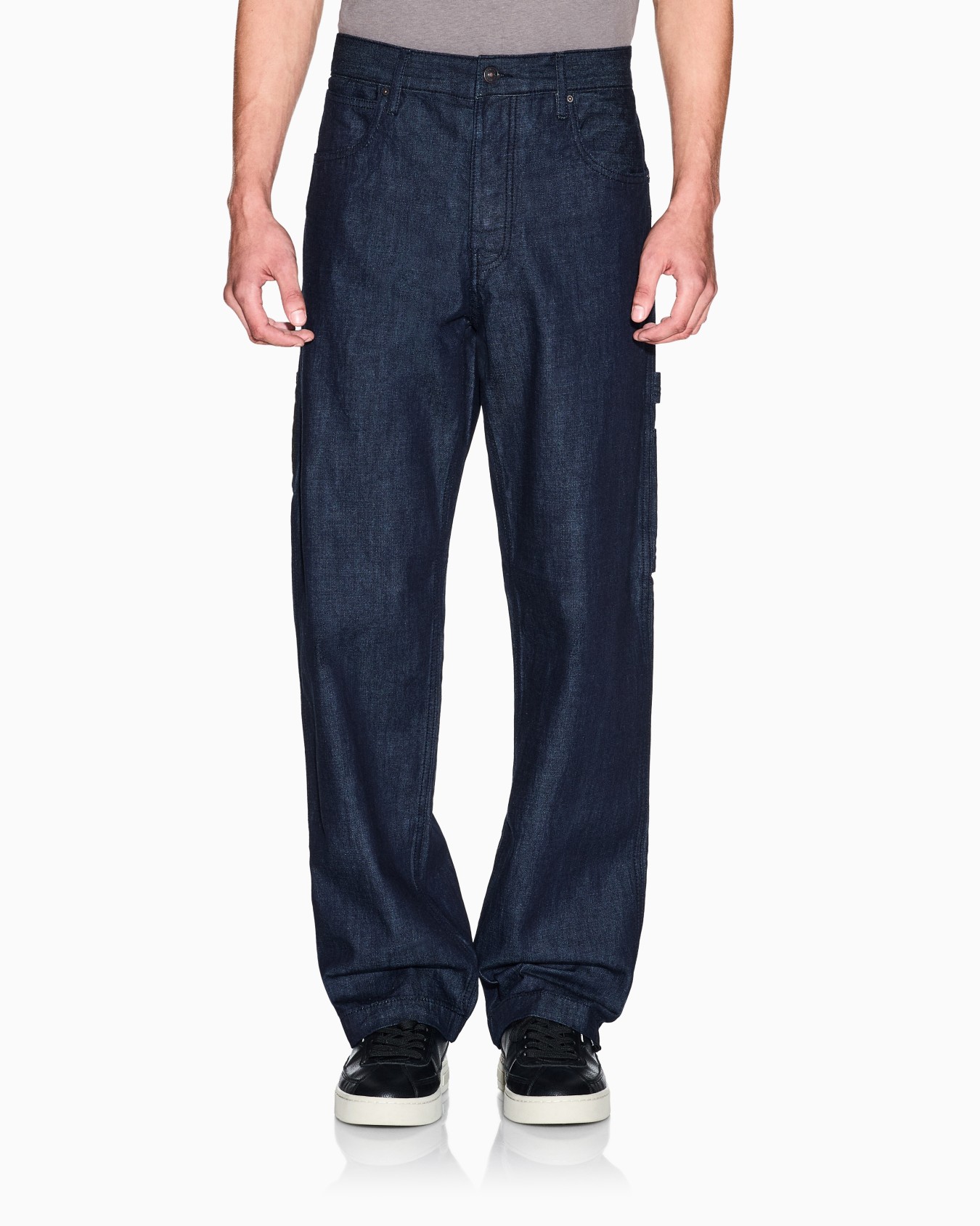 Regular fit cotton jeans Slide 3