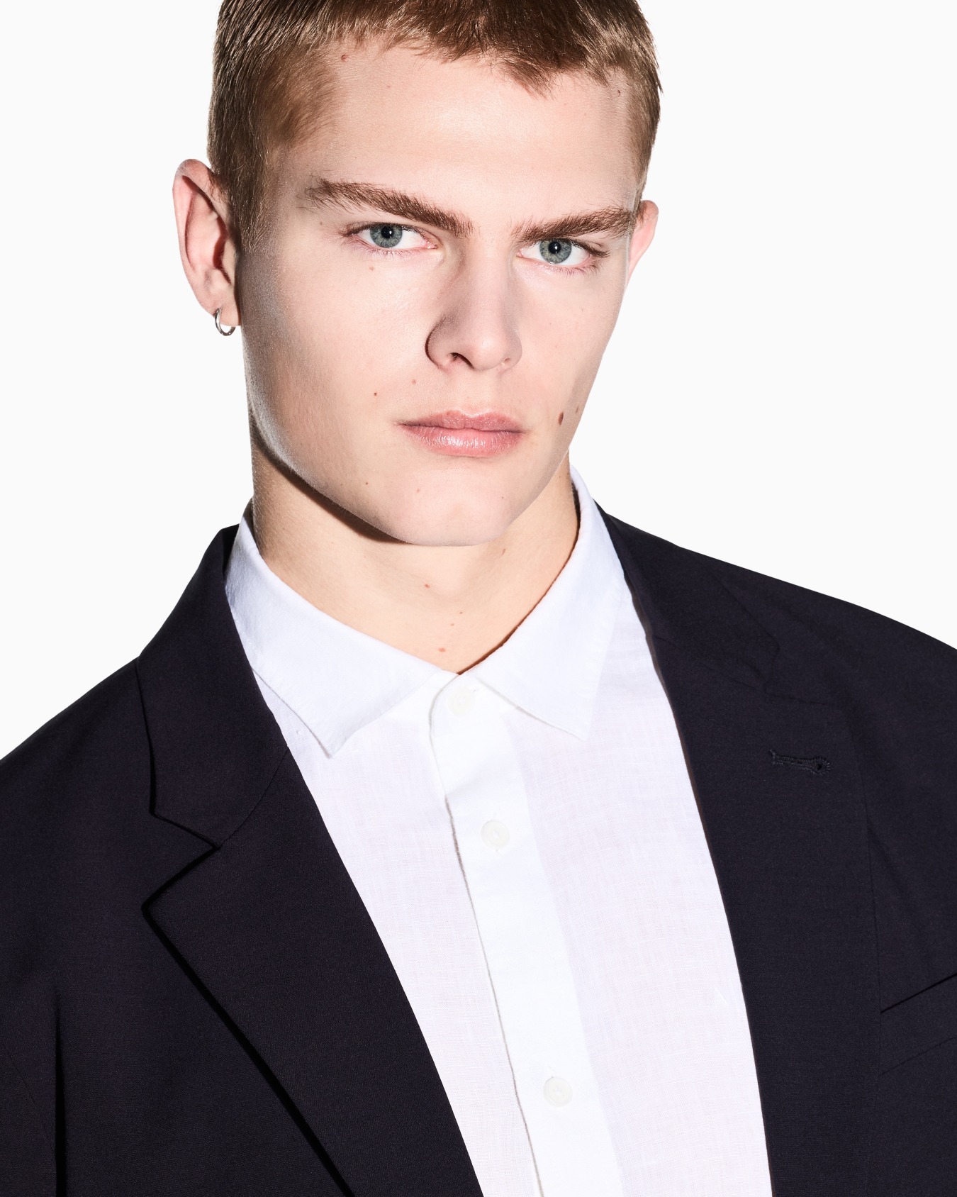 リネン 長袖シャツ スライドする 6