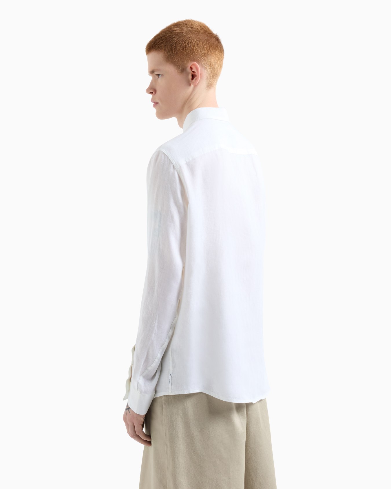 Regular fit linen shirt Diapositive 2
