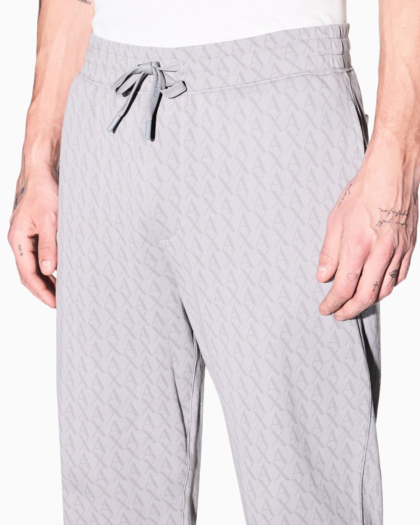 French terry cotton joggers Slide 4