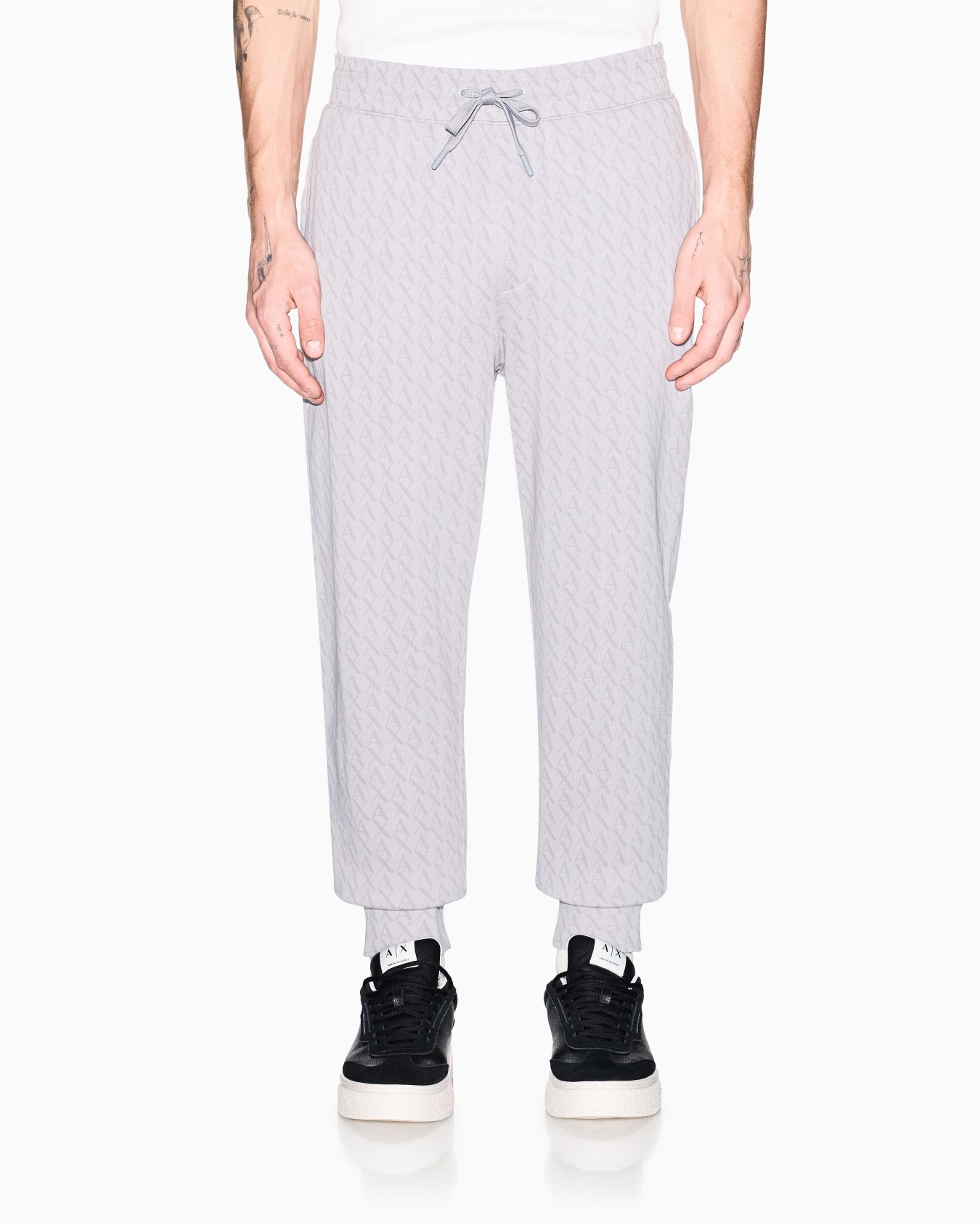French terry cotton joggers Slide 3