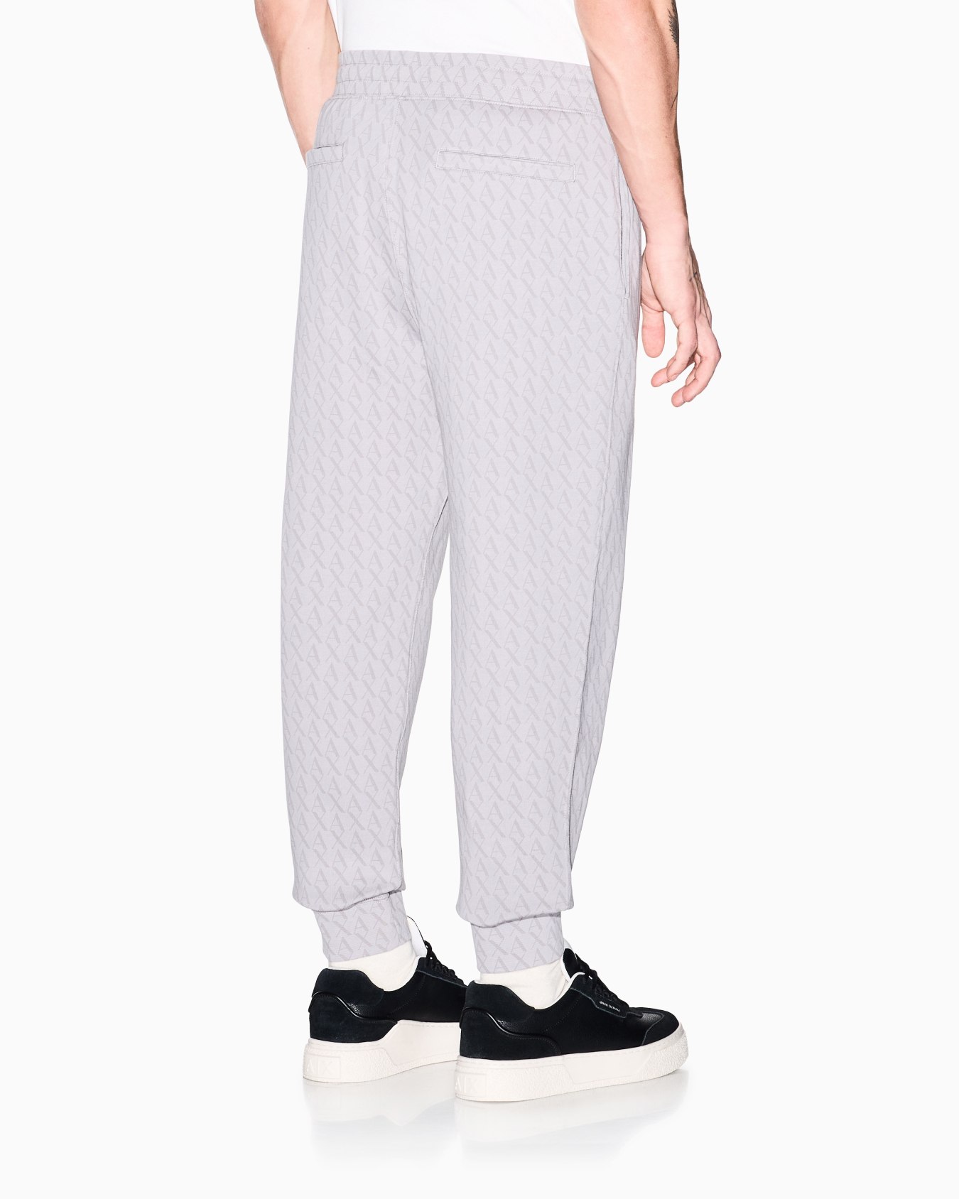 French terry cotton joggers Slide 2