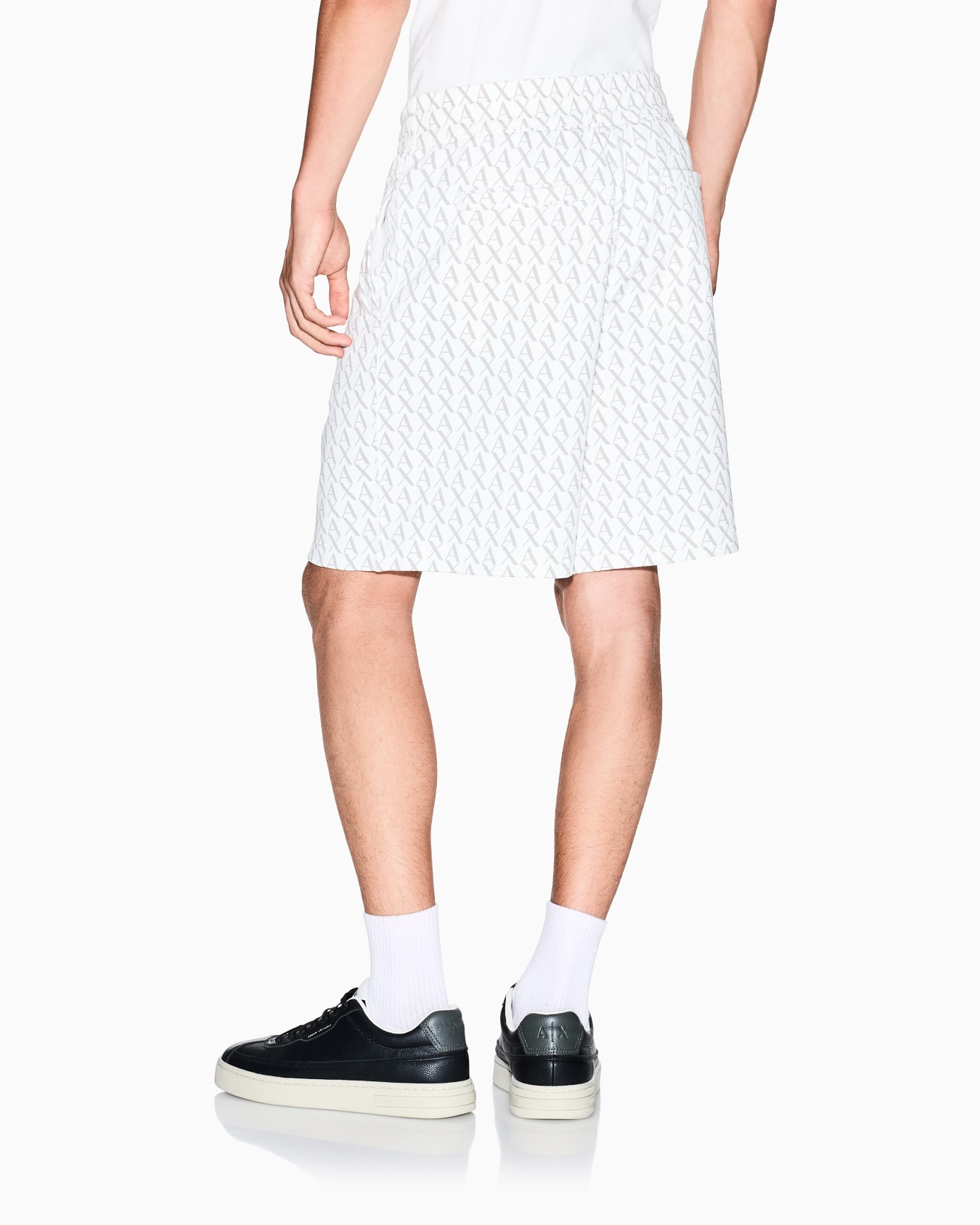 Shorts con stampa logo all-over Slide 5