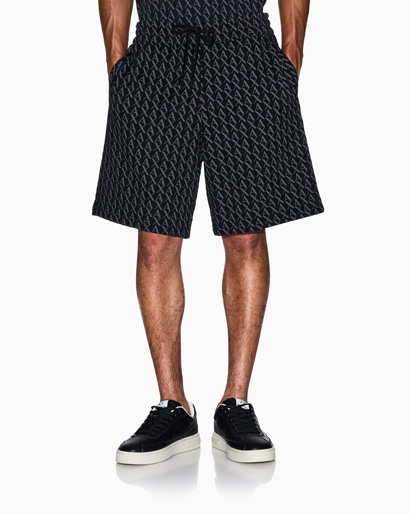 Shorts con stampa logo all-over Slide 3