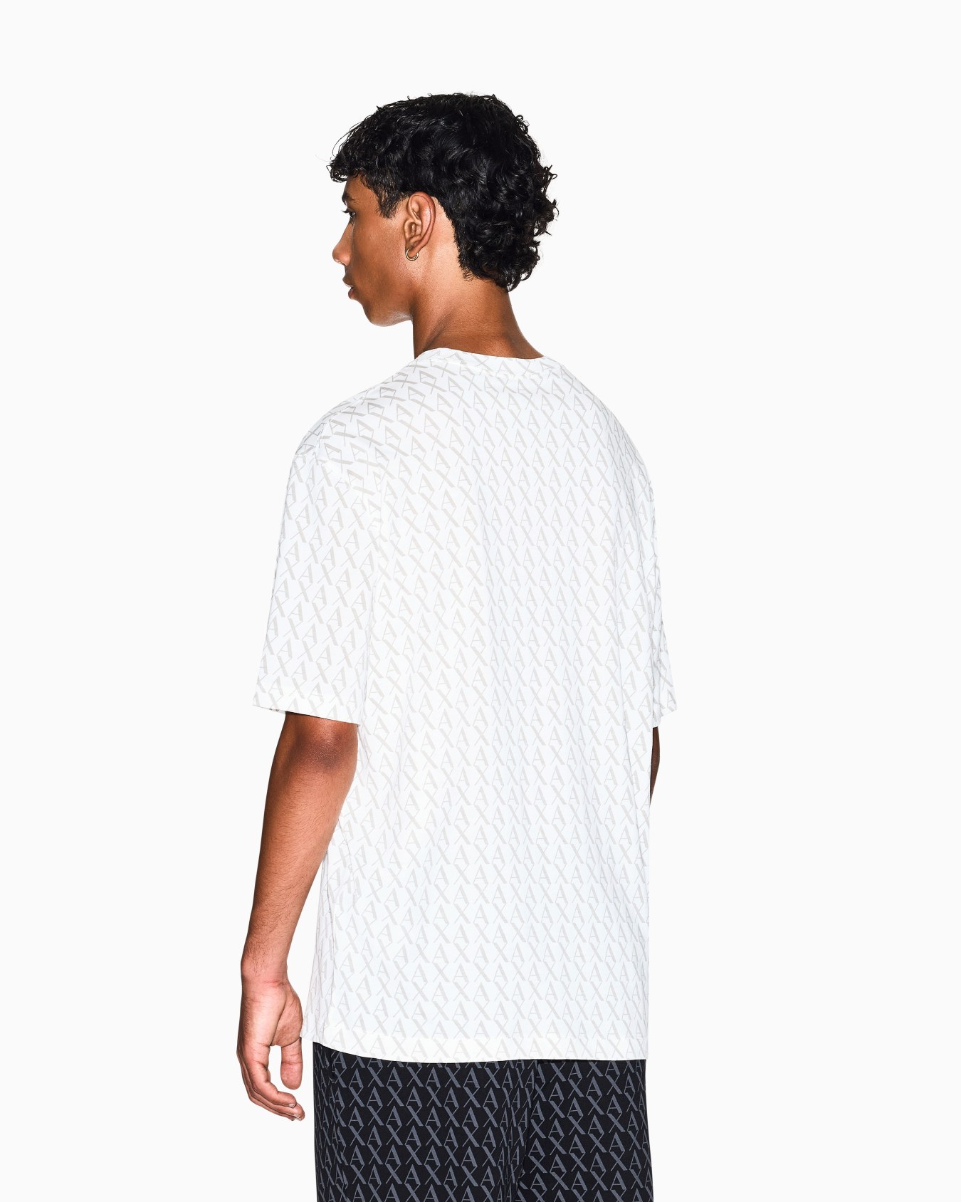  Regular fit monogram logo t-shirt Slide 2