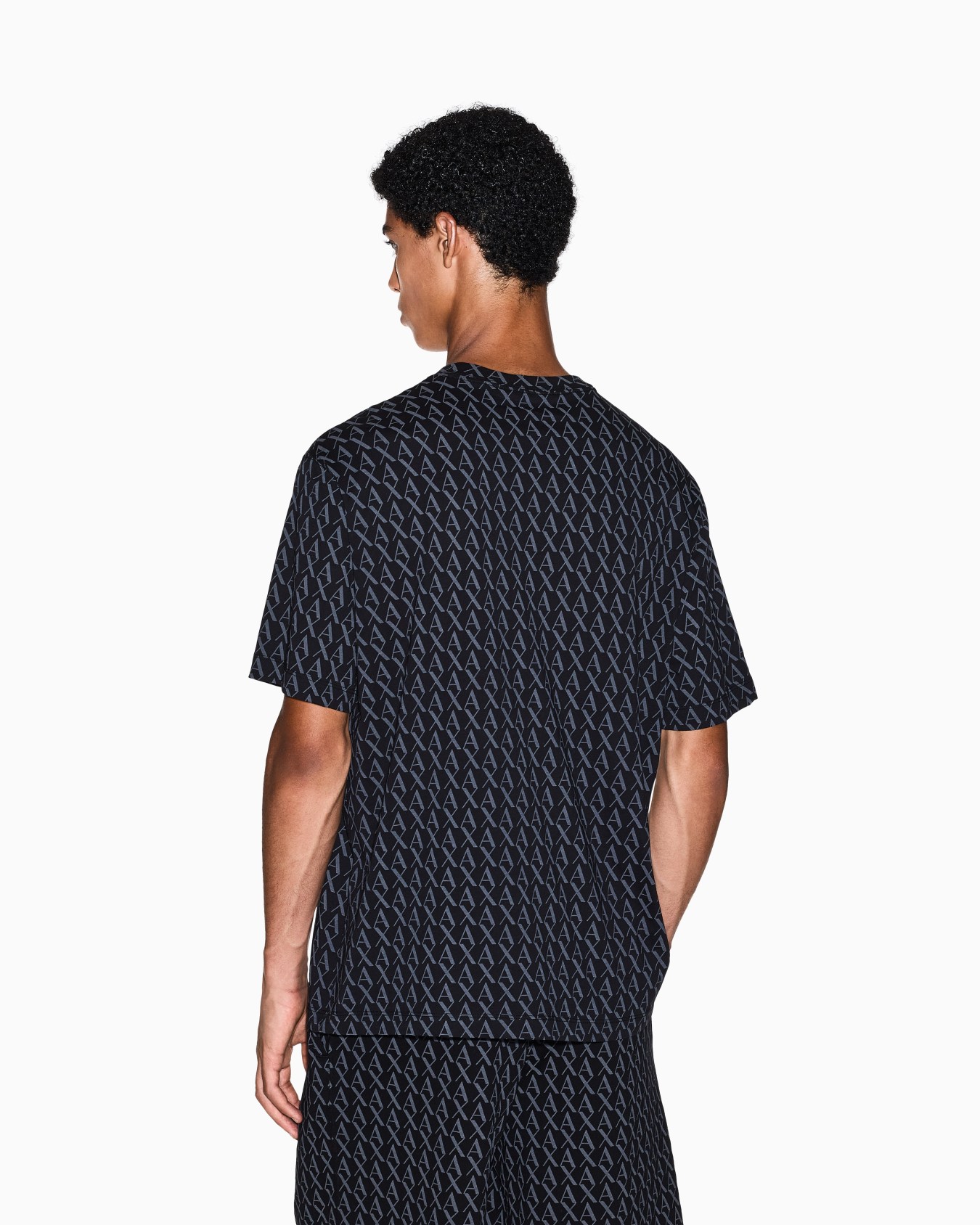  Regular fit monogram logo t-shirt Slide 2