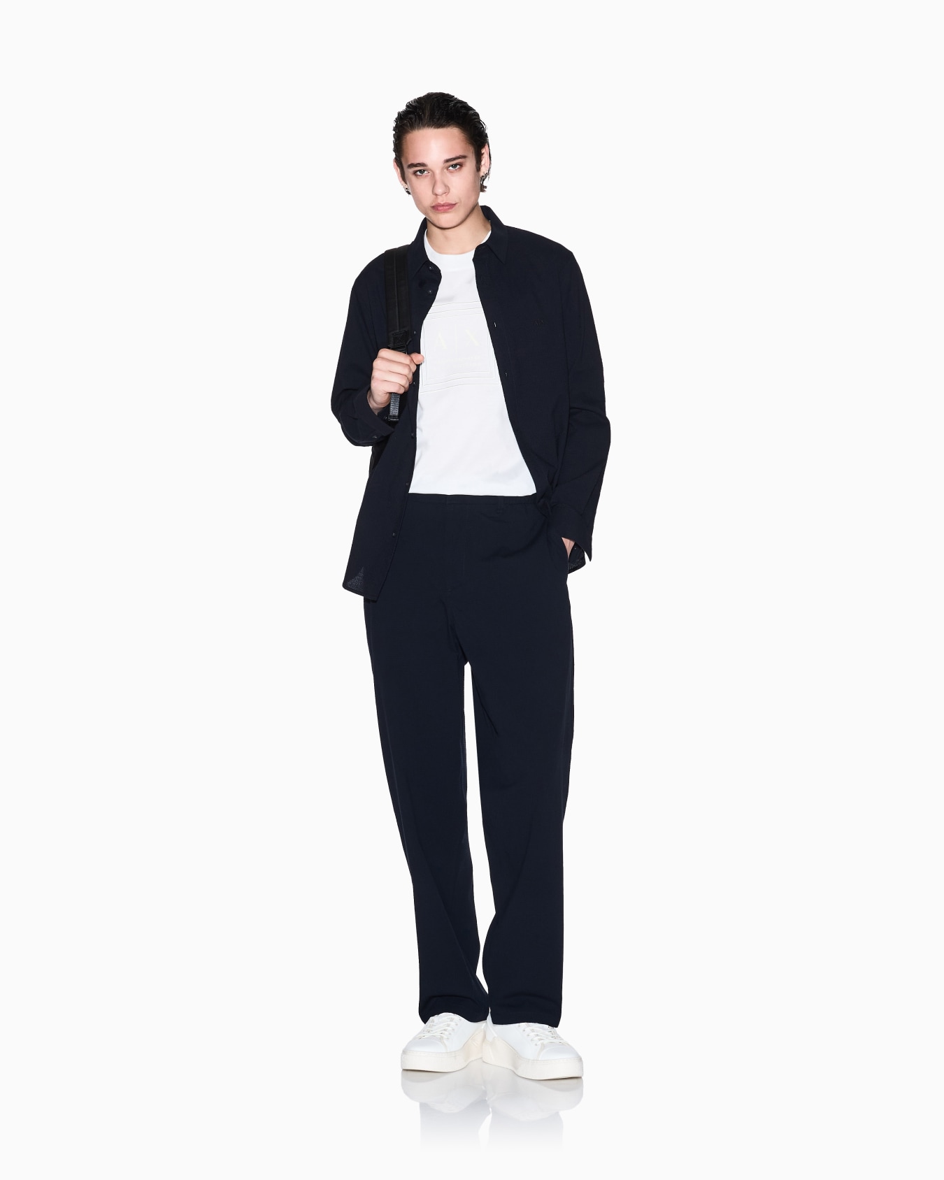 Stretch cotton chinos Slide 1