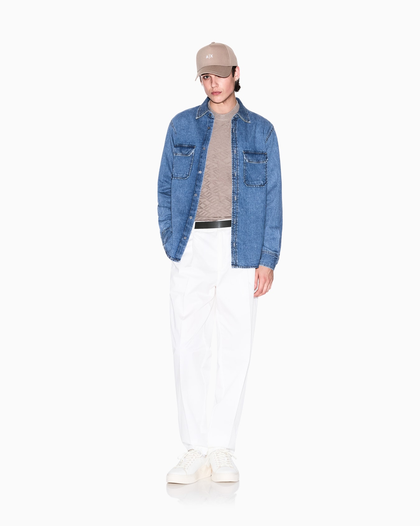 Regular fit denim shirt Slide 1