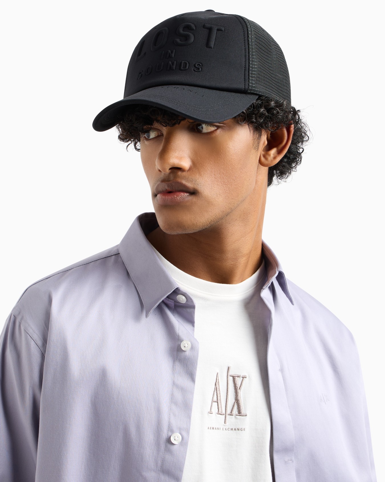 Hat with mesh insert Slide 2