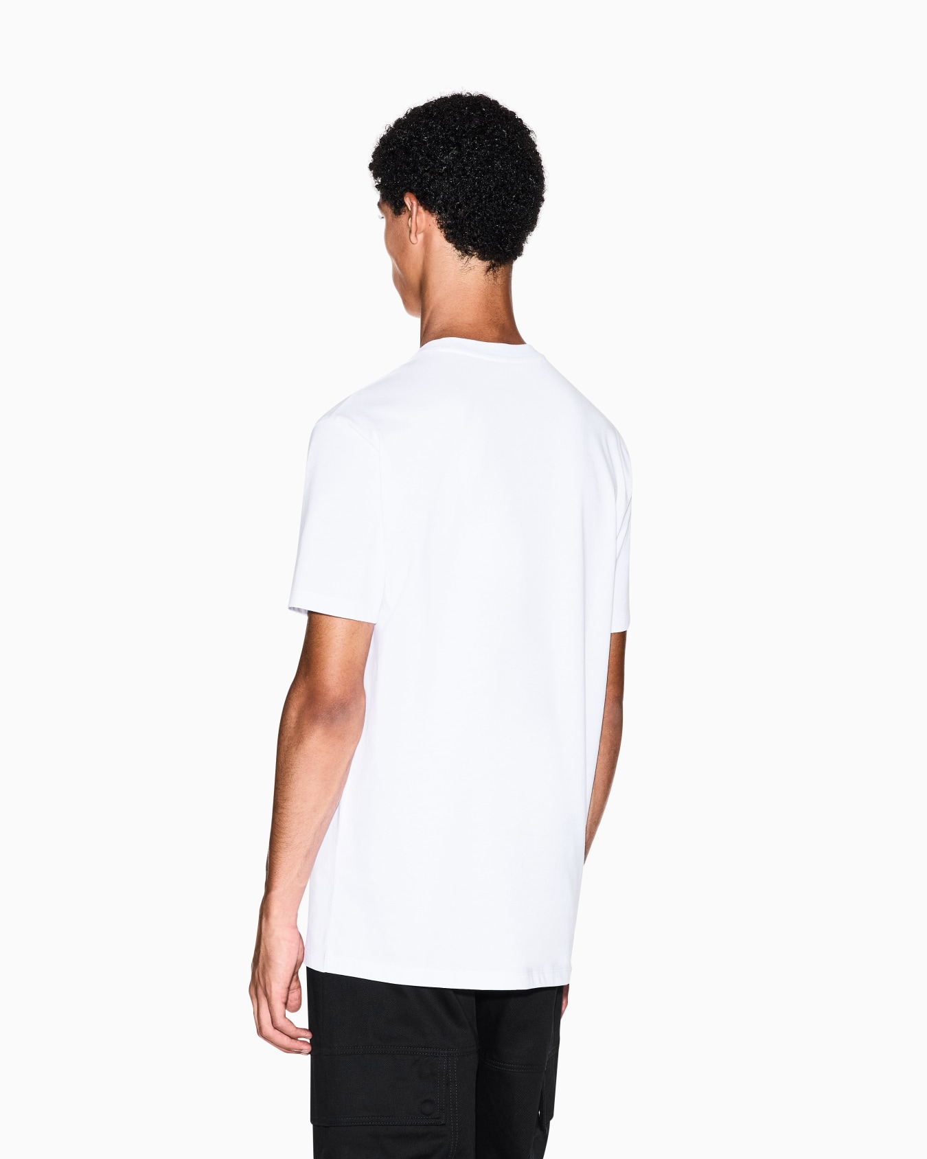 Logo t-shirt in regular fit cotton jersey  Slide 5