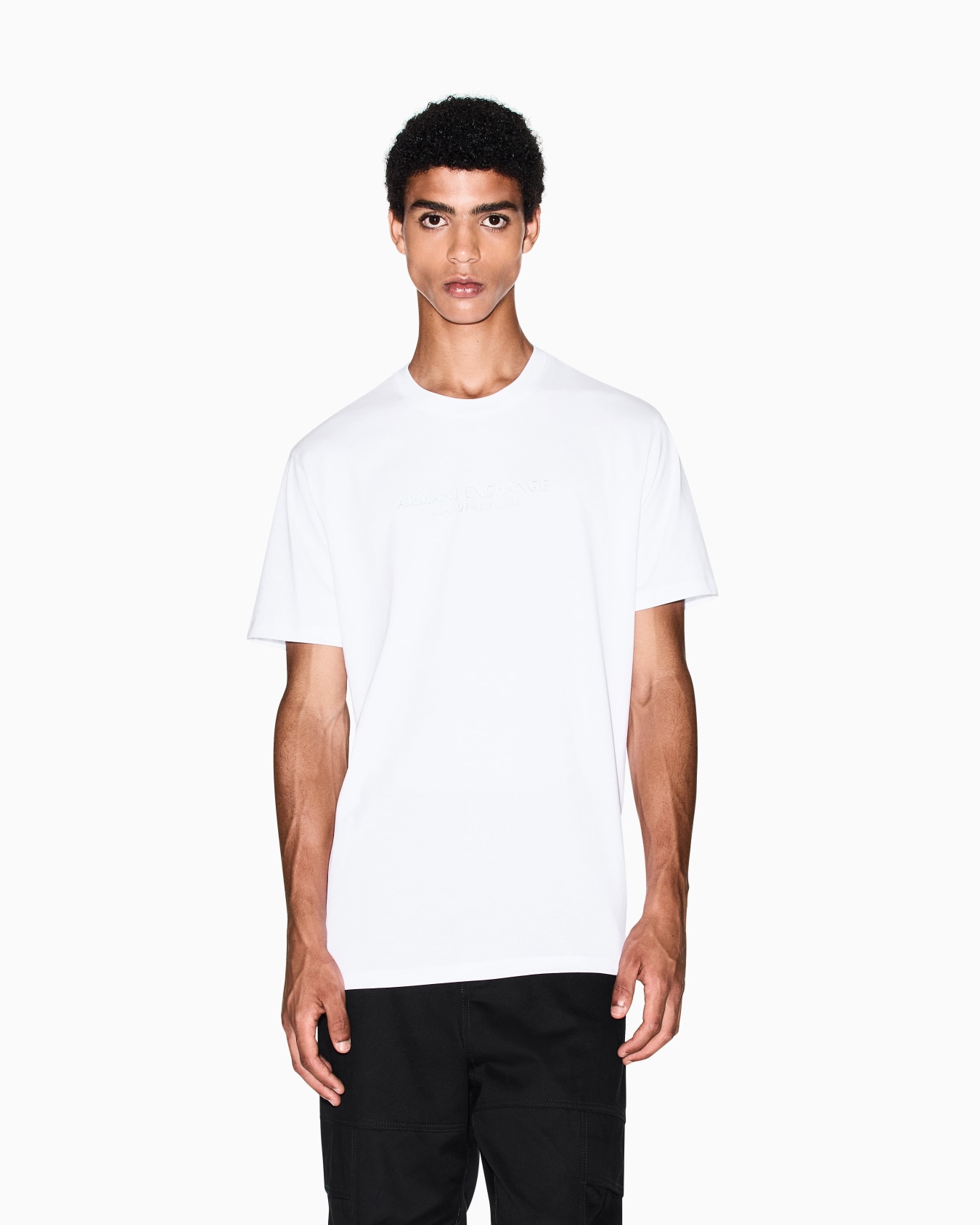 Logo t-shirt in regular fit cotton jersey  Slide 3