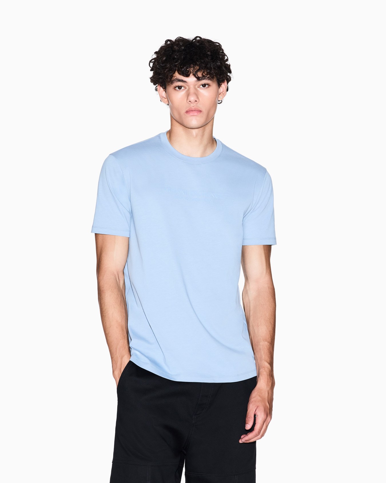 T-shirt coupe régulière avec logo Diapositive 3
