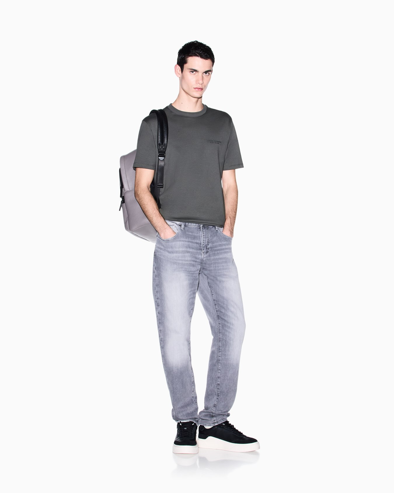 Regular fit T-shirt with logo Slide 1