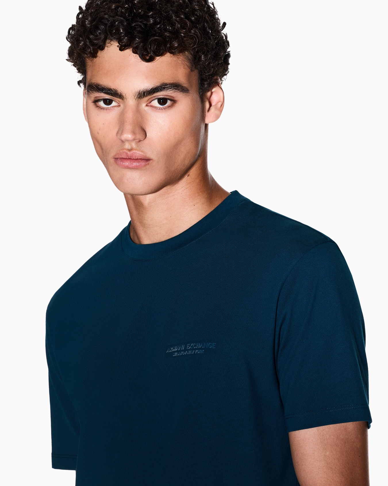 T-shirt coupe régulière avec logo Diapositive 4