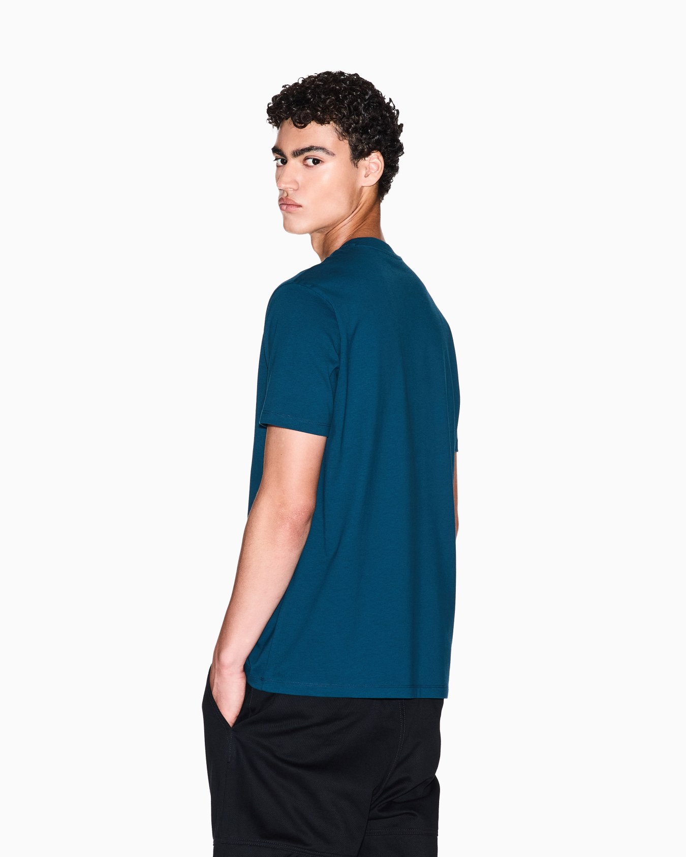 T-shirt coupe régulière avec logo Diapositive 2