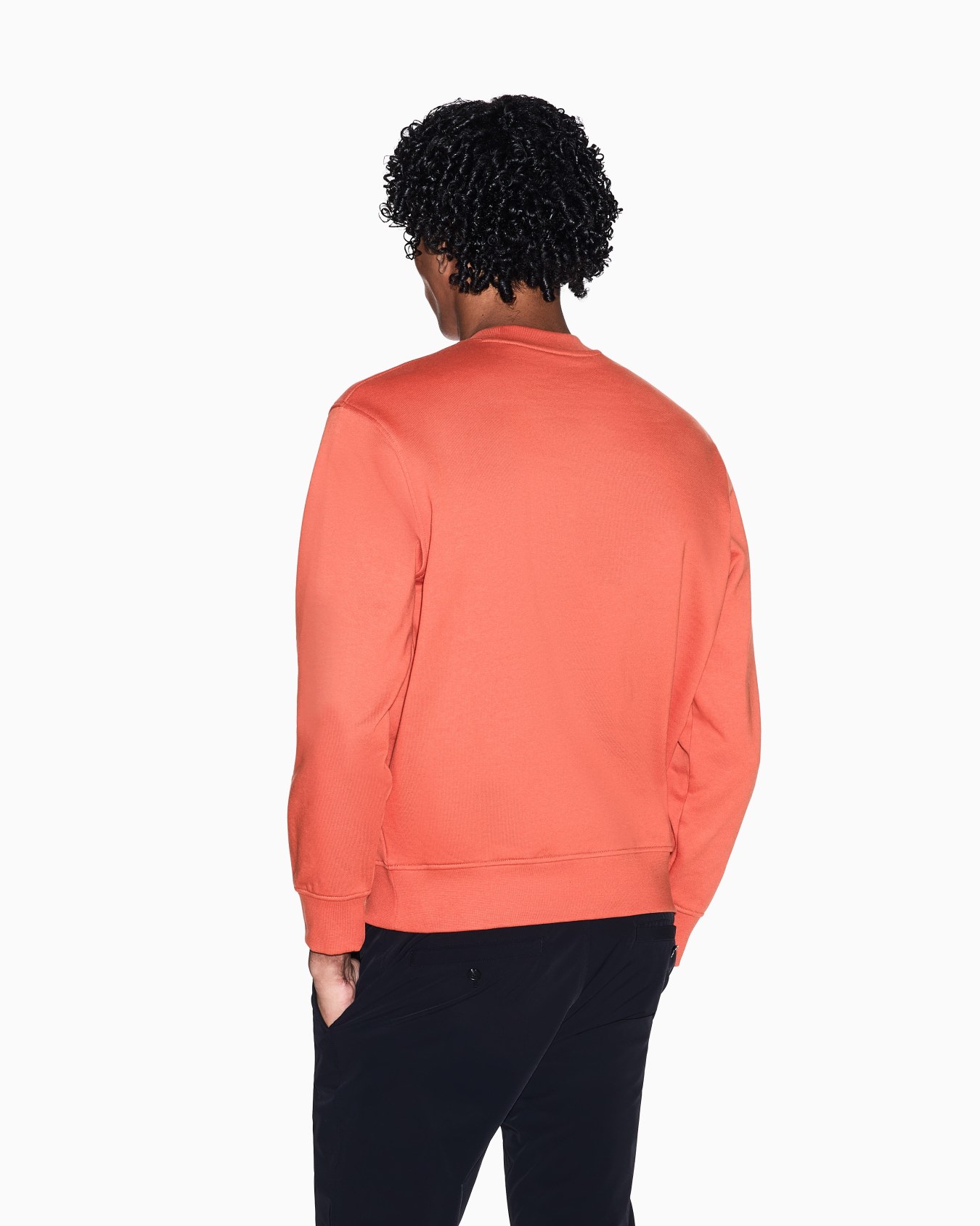 Crewneck sweatshirt with tone logo Slide 2