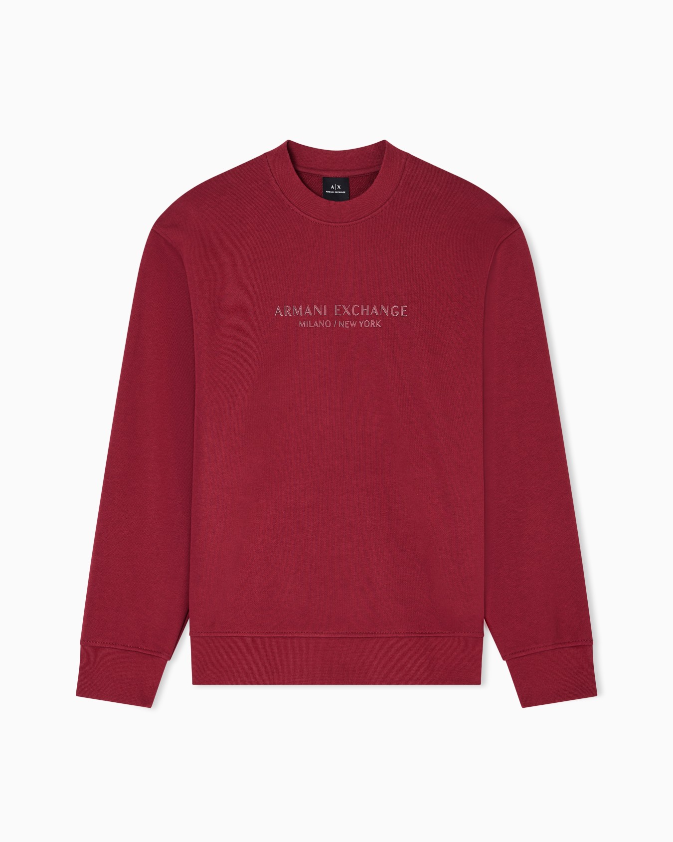 Sweat-shirt ras du cou avec logo ton sur ton Diapositive 0