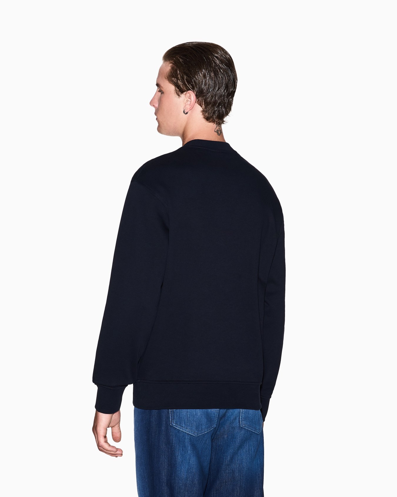 Felpa girocollo logo tono Slide 2