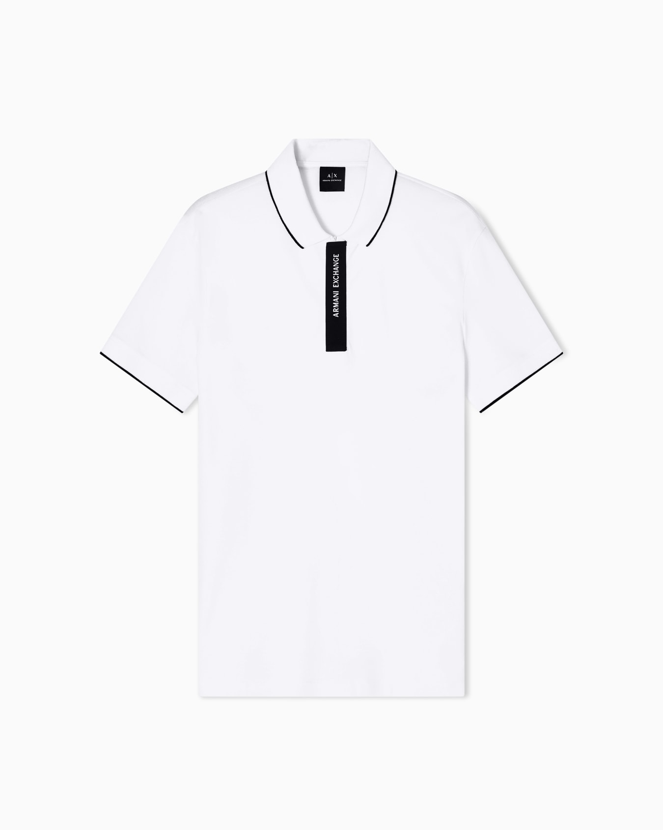 Polo de corte regular con logotipo Diapositiva 0