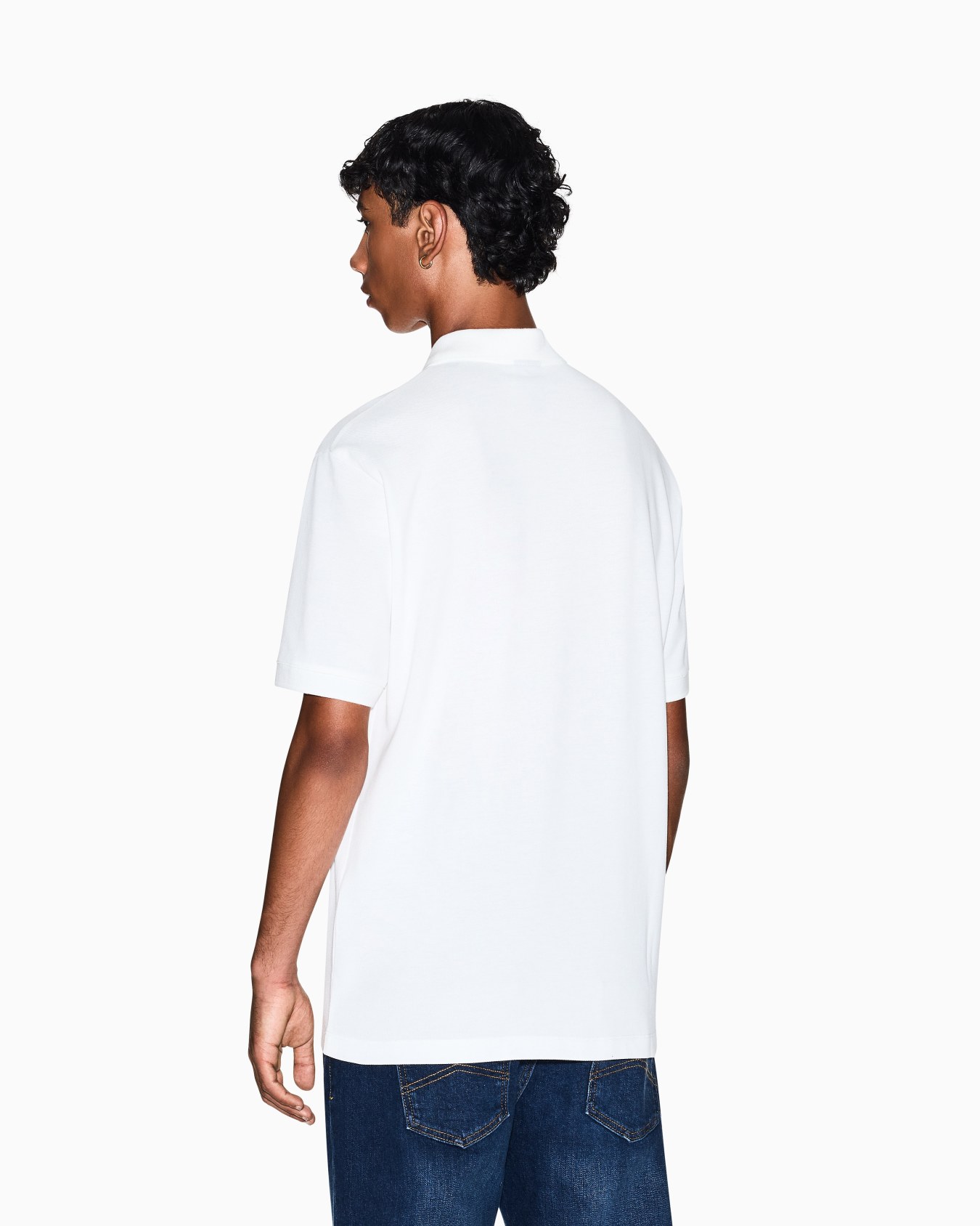 Polo coupe régulière avec logo ton sur ton Diapositive 2