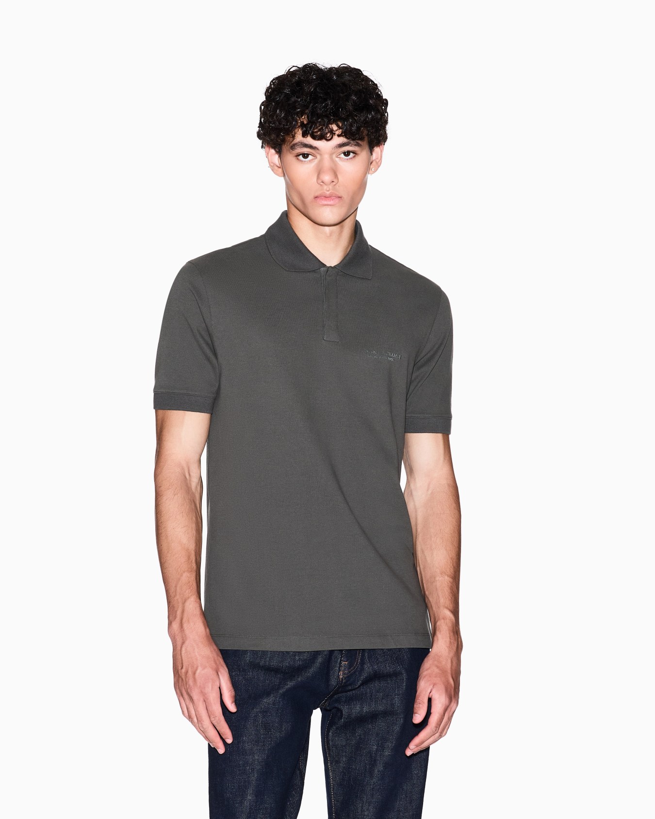 Poloshirt im Regular Fit mit Ton-in-Ton-Logo Folie 3
