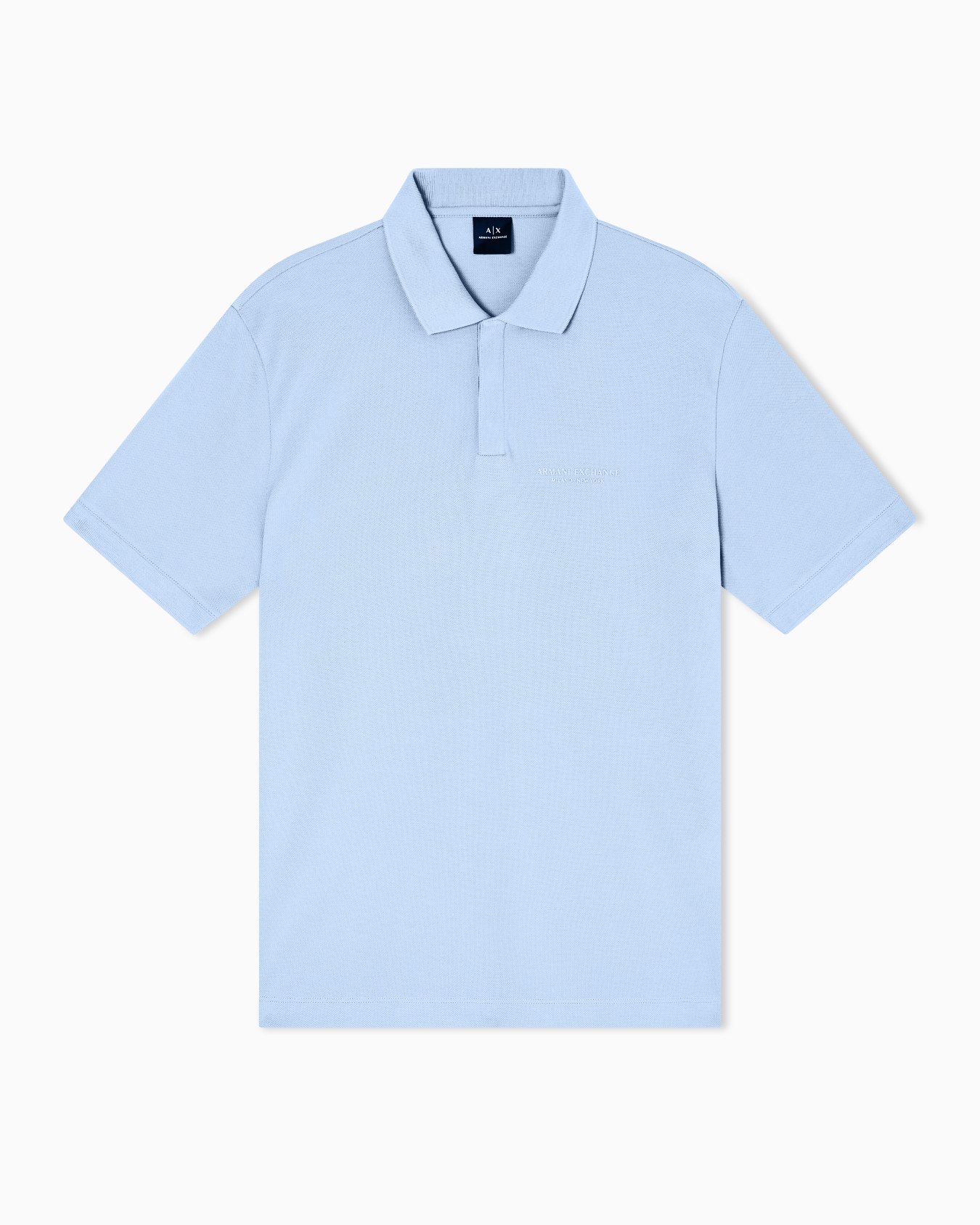 Regular fit polo shirt with tone-on-tone logo Slide 0