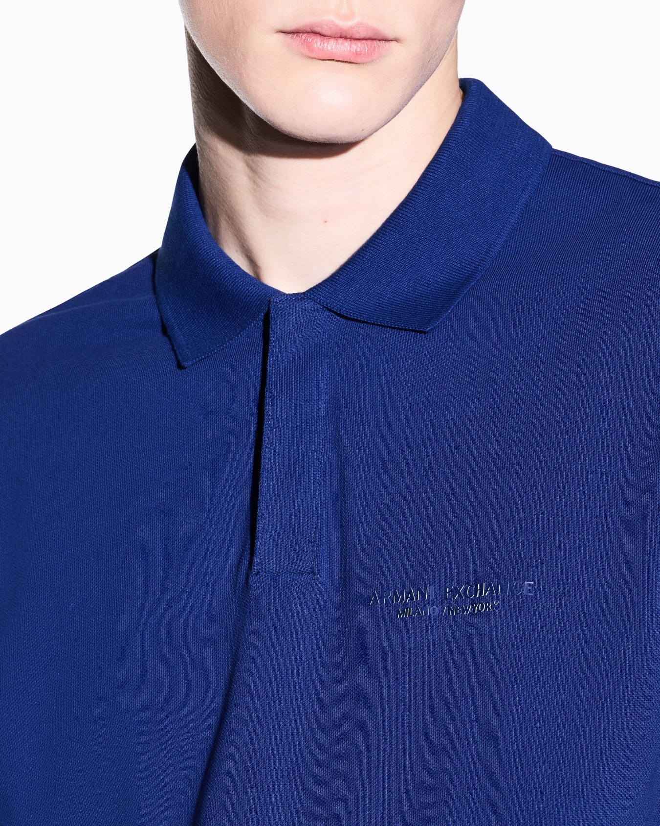 Regular fit polo shirt with tone-on-tone logo Slide 4