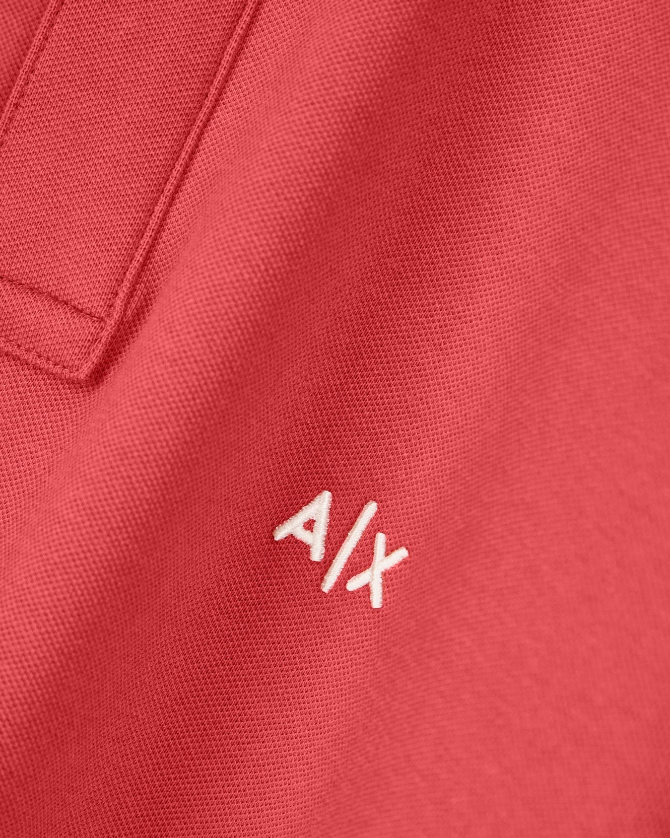 regular fit polo shirt in stretch cotton piquet Slide 4