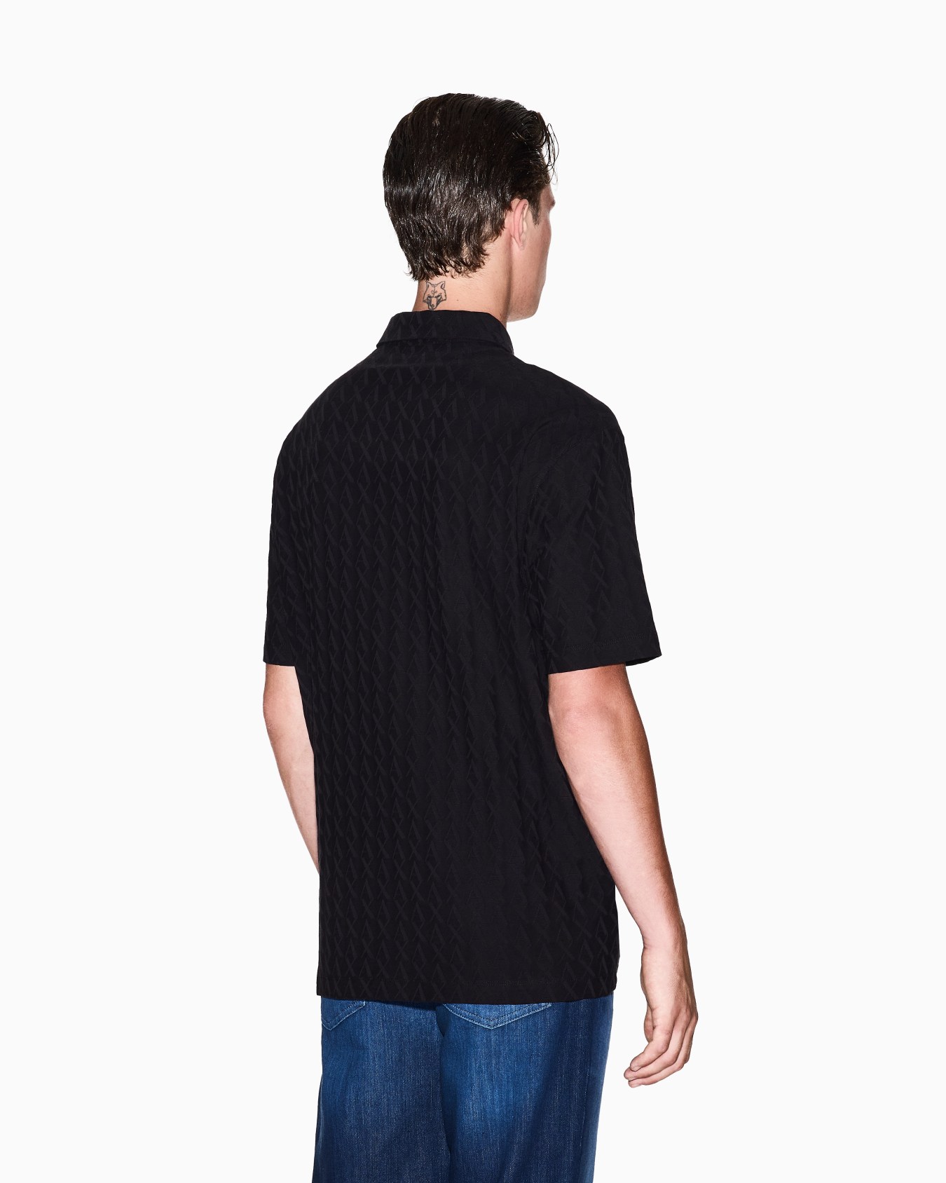 REGULAR FIT POLO SHIRT IN MERCERIZED COTTON Slide 2