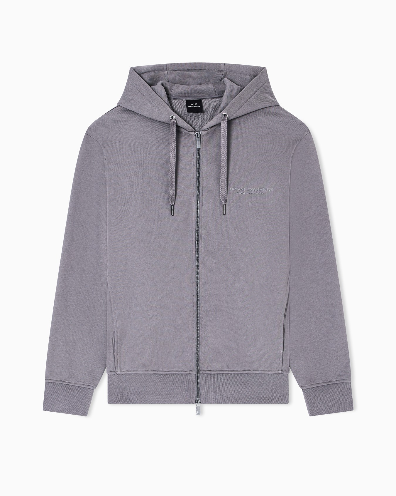 Basic zip-up hoodie Slide 0