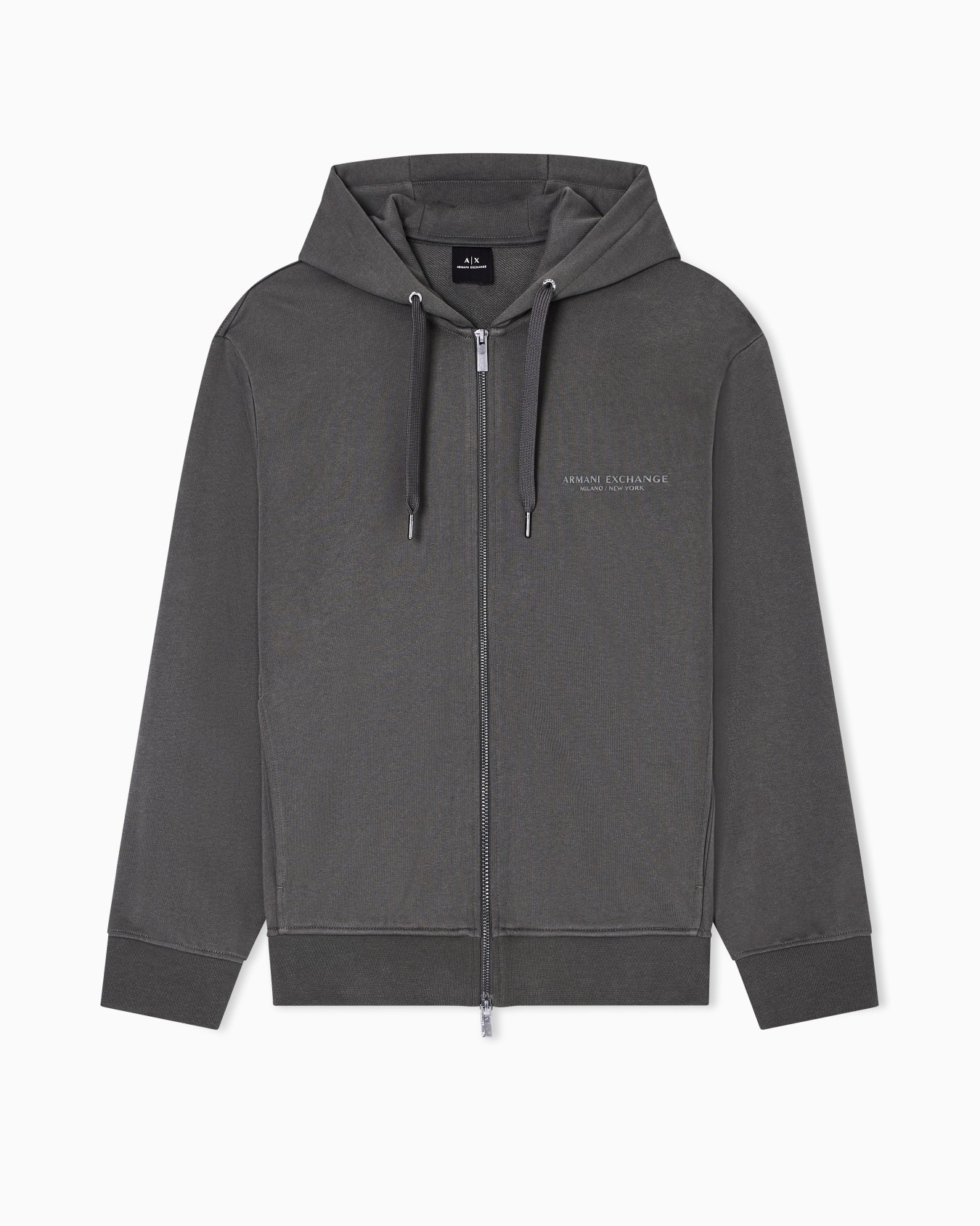 Sudadera básica con cremallera Diapositiva 0