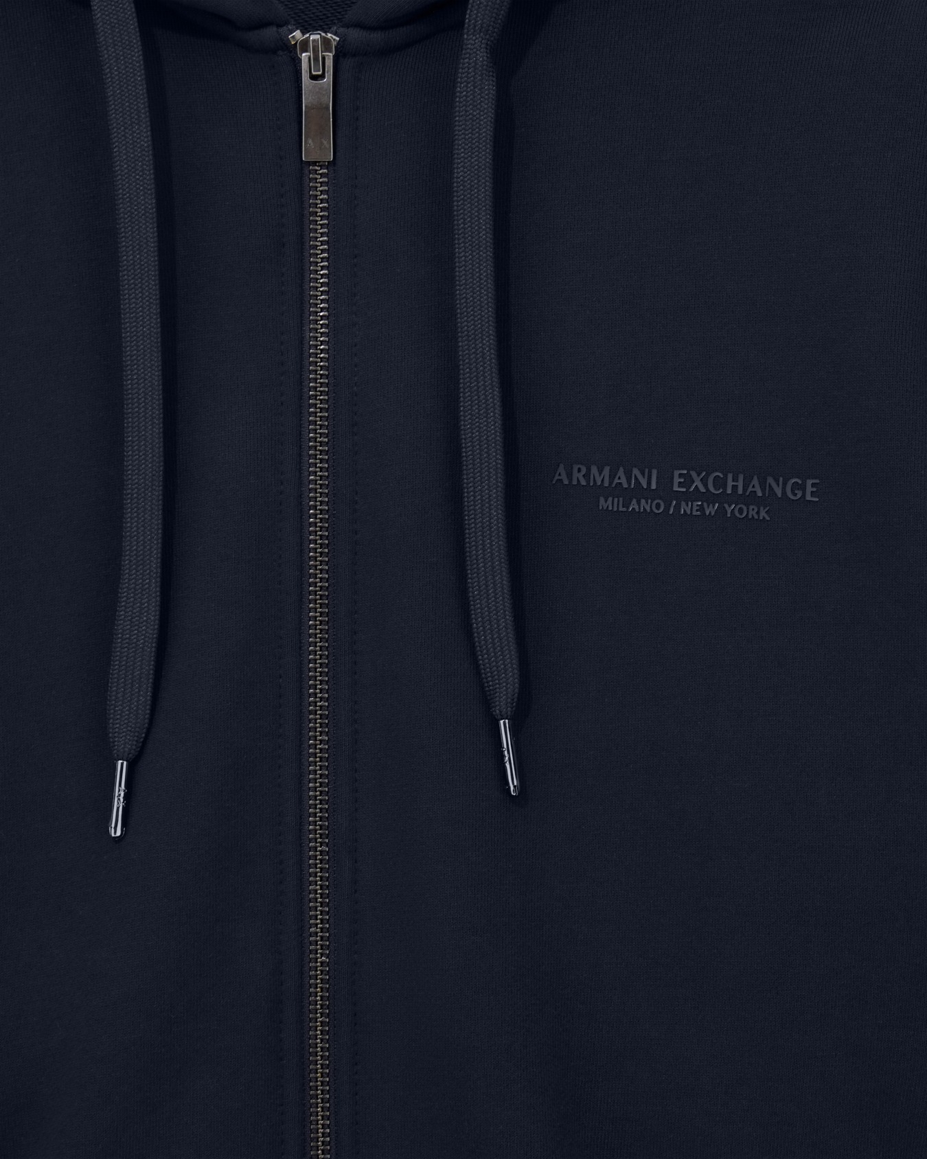 Full-zip hoodie in cotton French terry  Slide 4